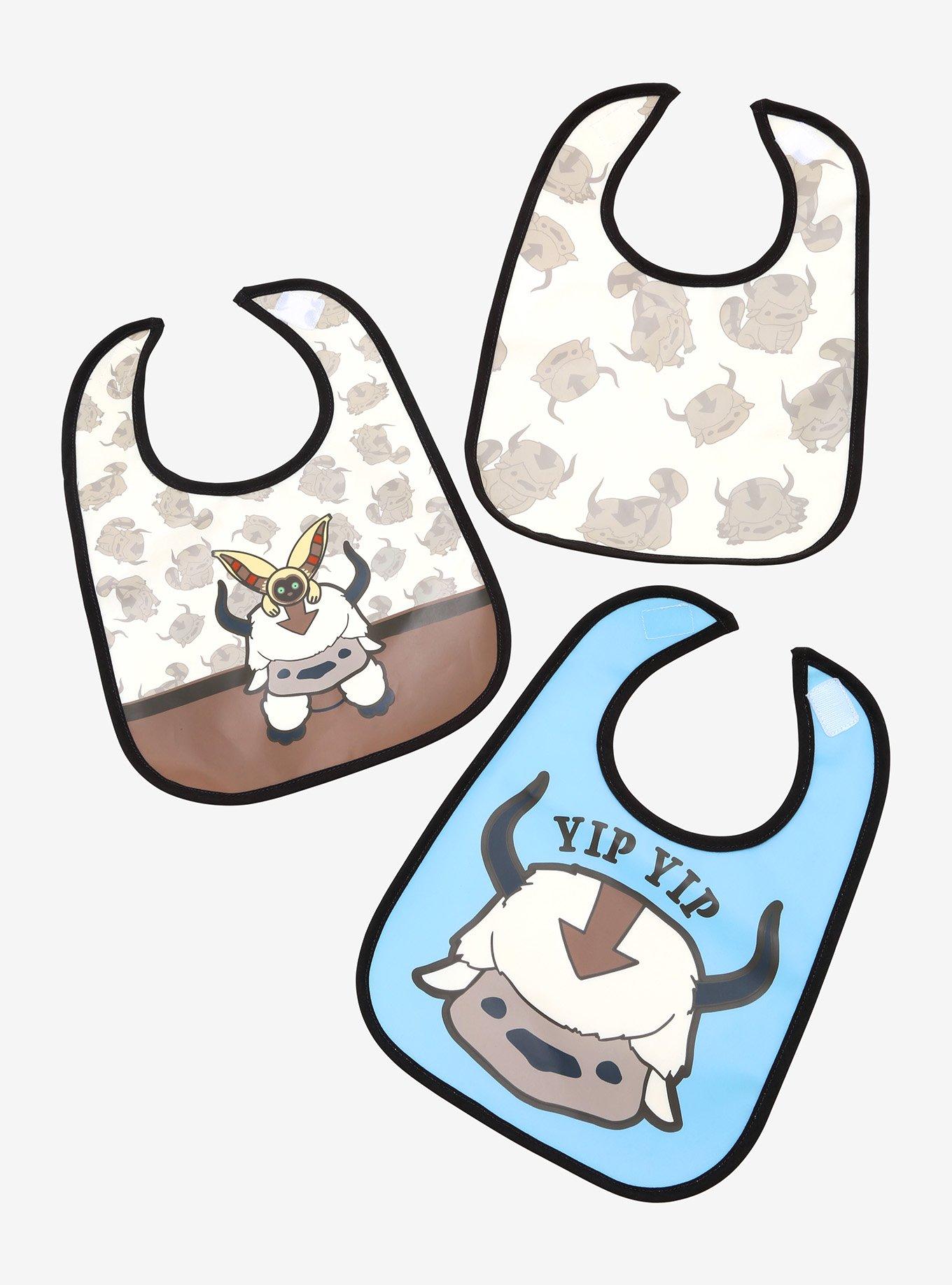 Avatar: The Last Airbender Appa Chibi Infant Bib Set - BoxLunch Exclusive, , alternate