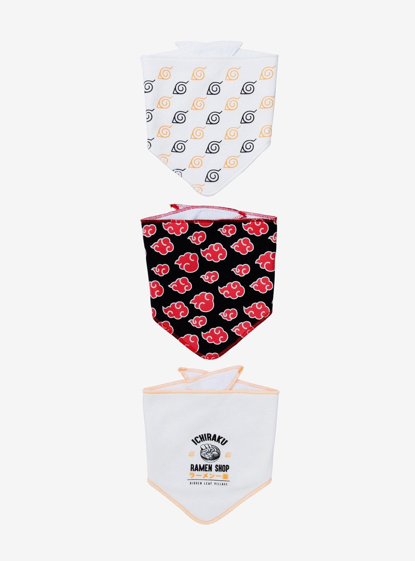 Naruto Shippuden Bandana Bib Set - BoxLunch Exclusive, , alternate