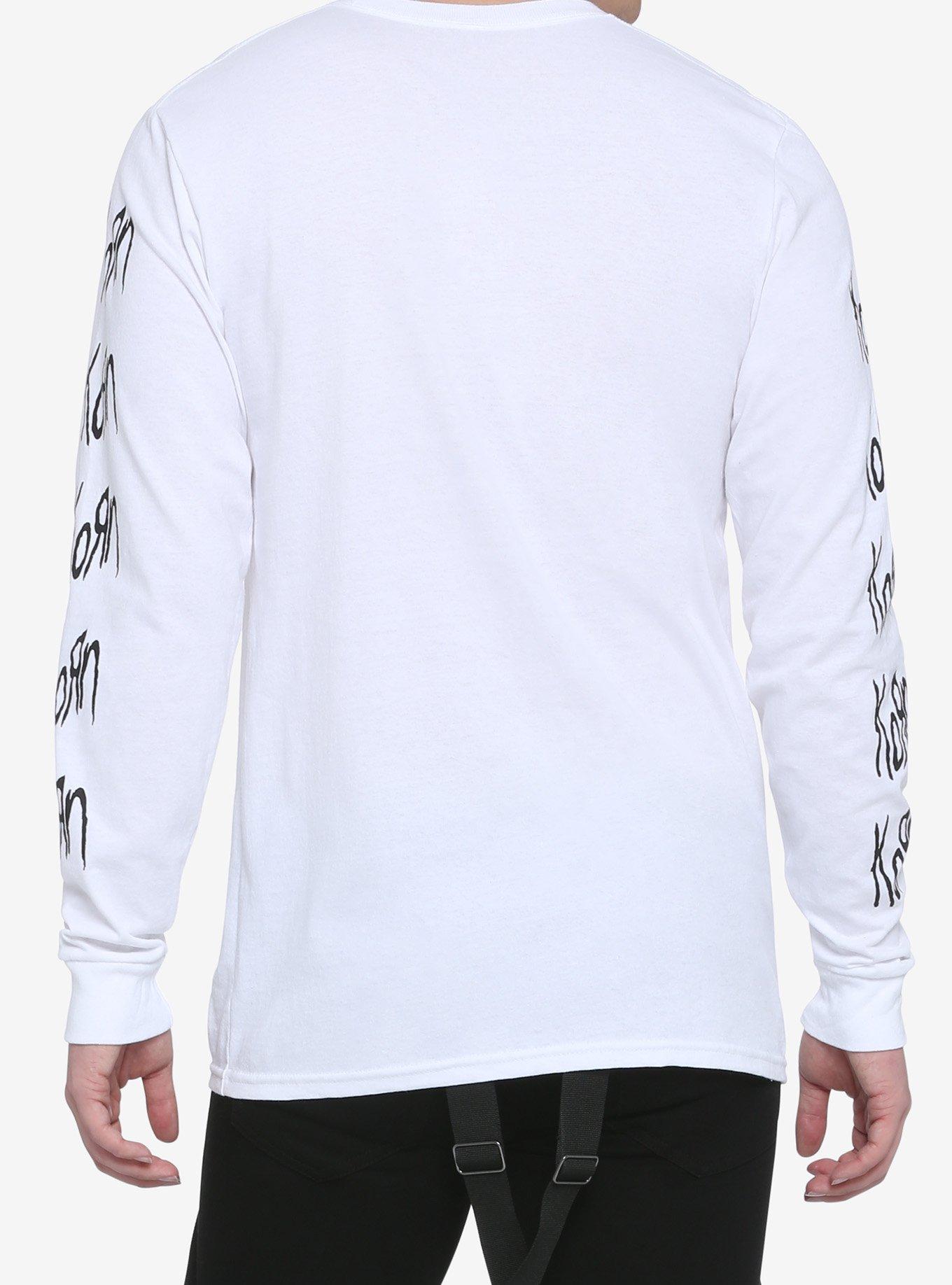 Korn Logo Long-Sleeve T-Shirt, WHITE, alternate