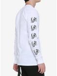 Korn Logo Long-Sleeve T-Shirt, WHITE, alternate