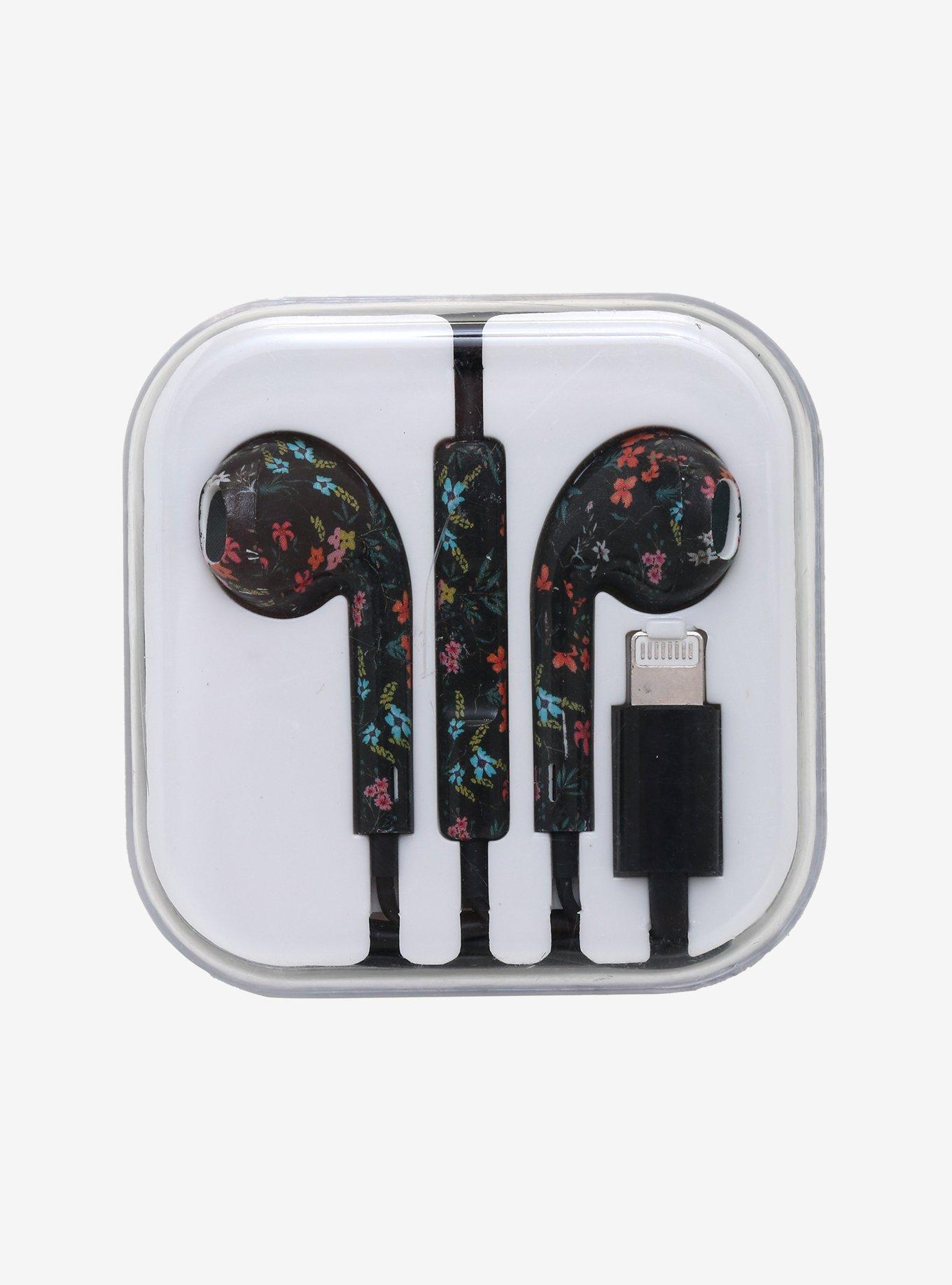 Floral Lightning Earbuds, , alternate