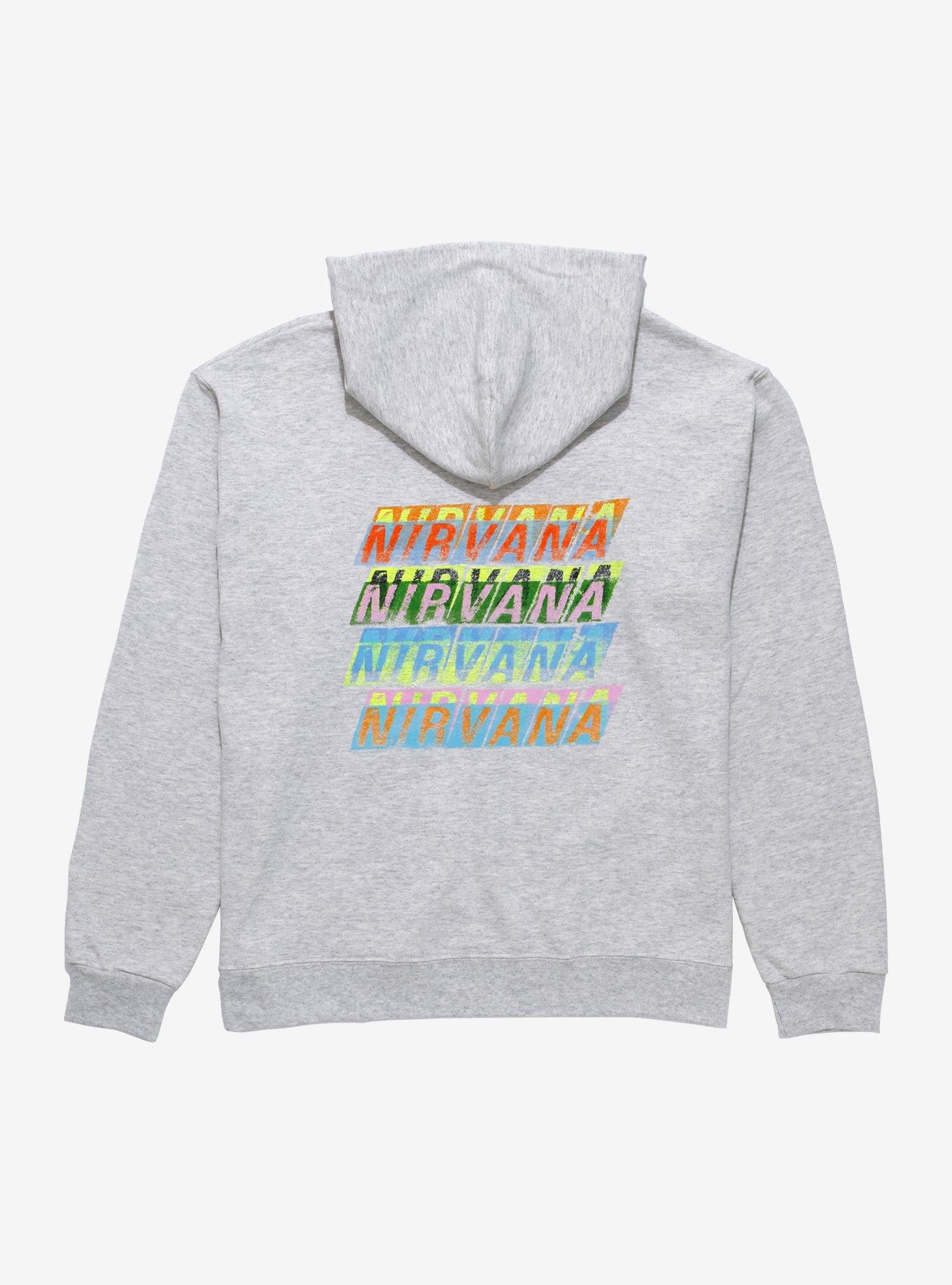 Nirvana Warped Smile Hoodie, CREAM, alternate