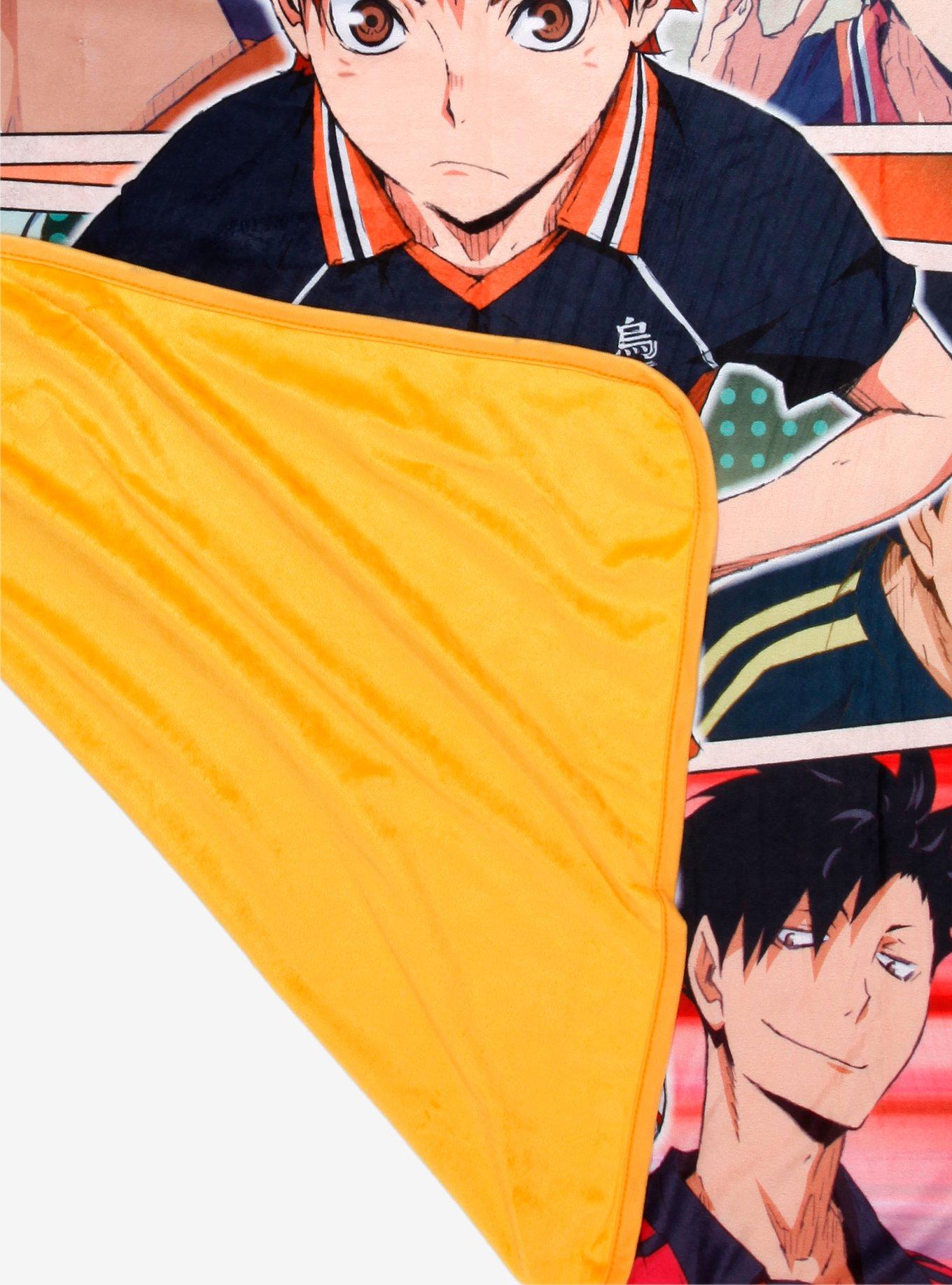 Haikyu 2nd Season Character Panel Throw Blanket