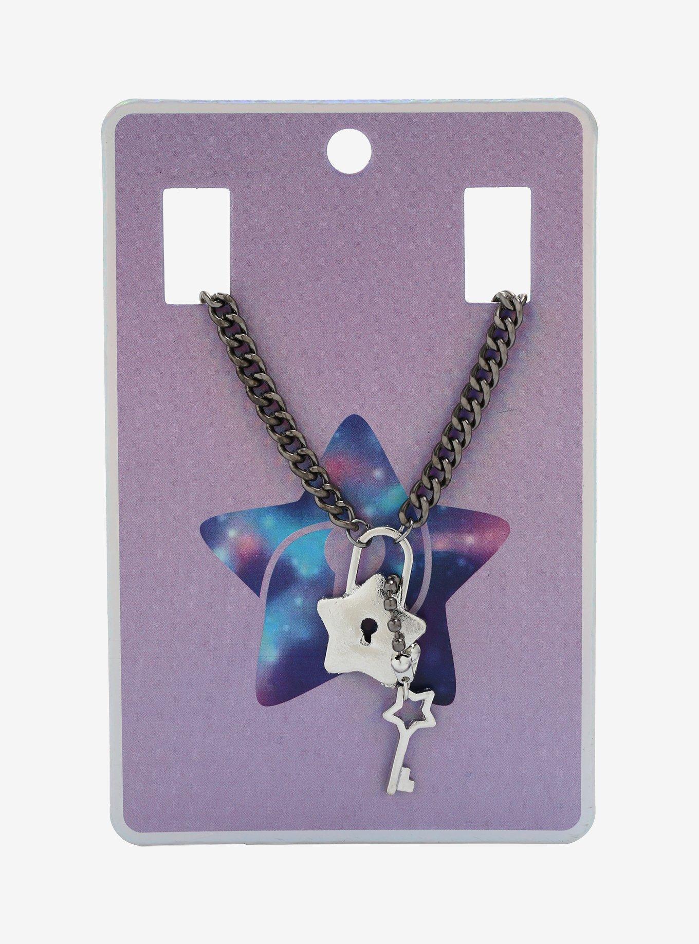 Star Padlock Chain Necklace | Hot Topic