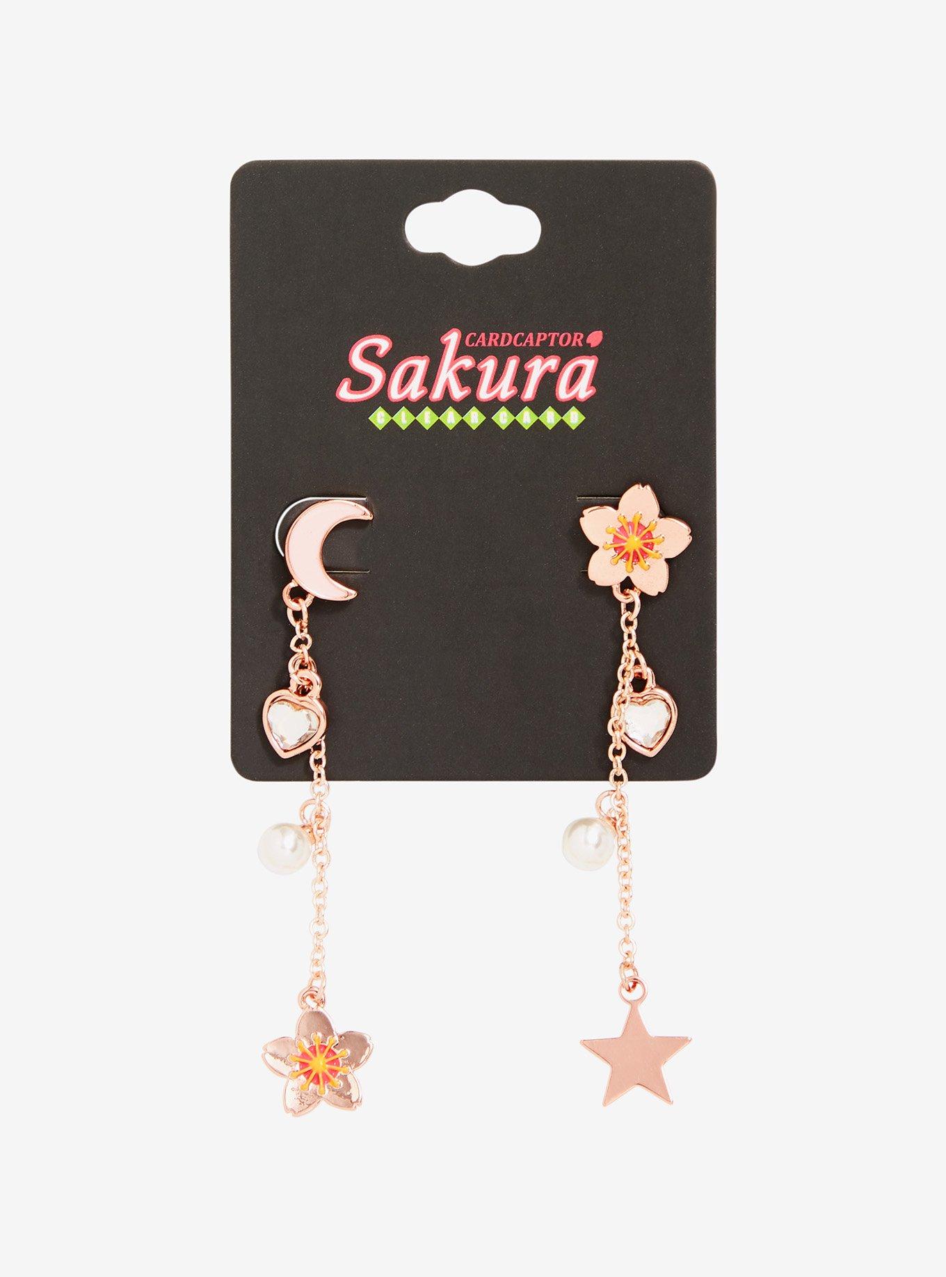 Cardcaptor Sakura Charm Drop Earrings, , alternate