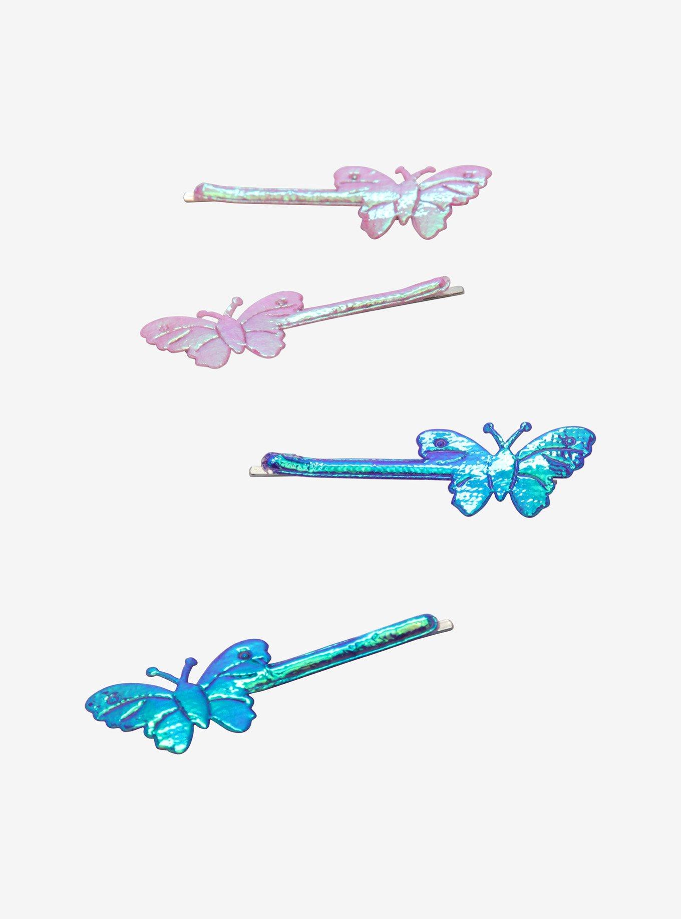 Butterfly Bobby Pin Set, , alternate