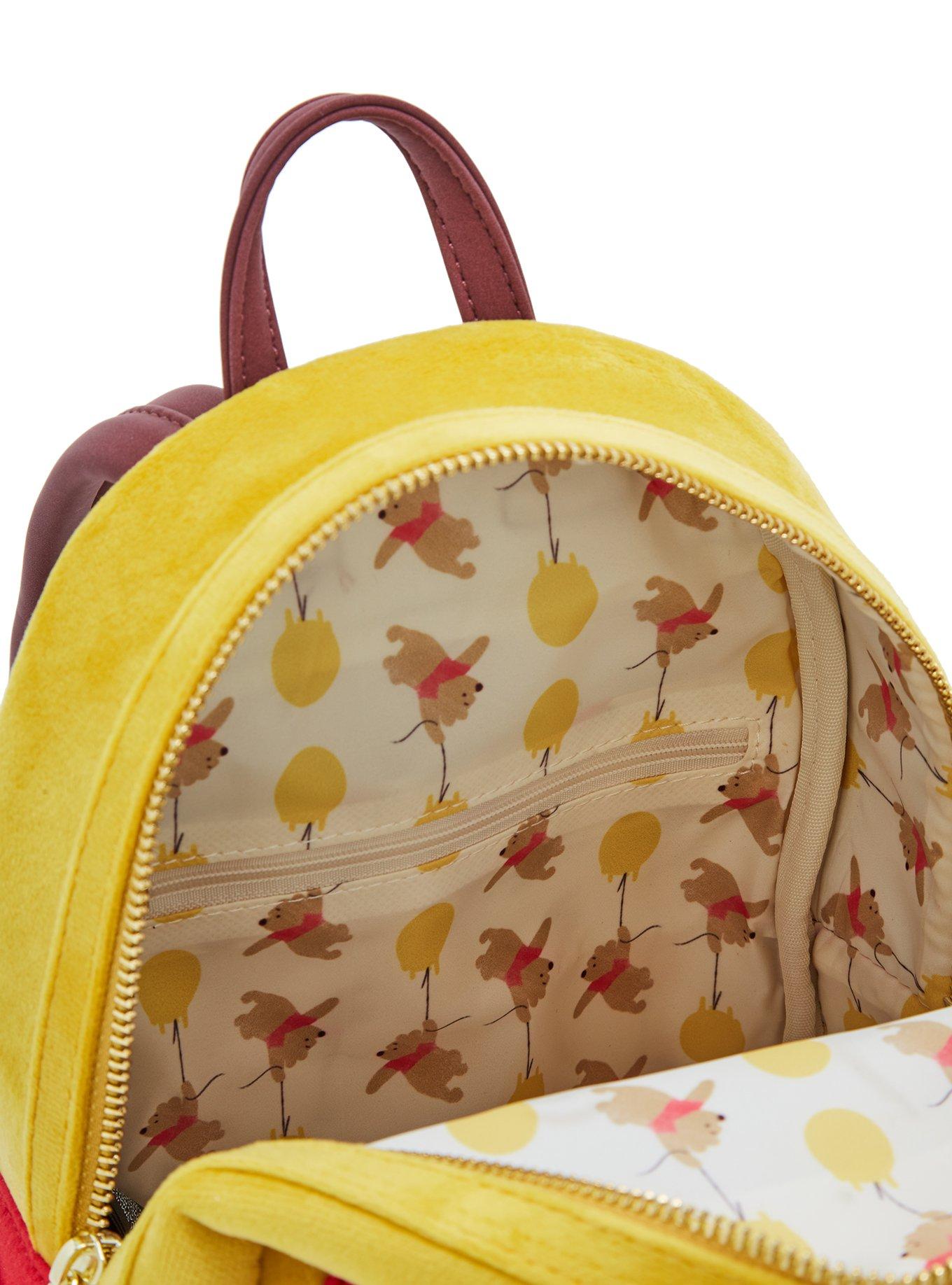 Loungefly Disney Winnie the Pooh Floral Crown Flocked Mini Backpack - BoxLunch Exclusive, , alternate