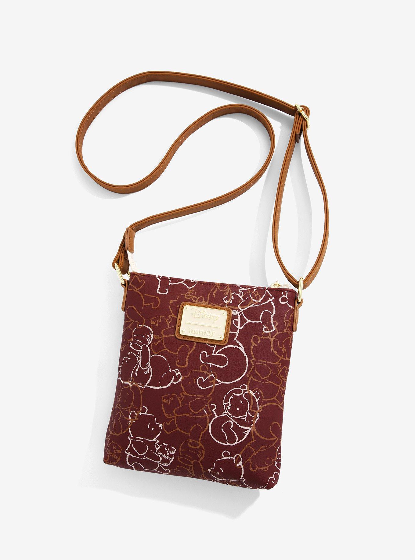 Loungefly Disney Winnie the Pooh Line Art Crossbody Bag - BoxLunch Exclusive, , alternate