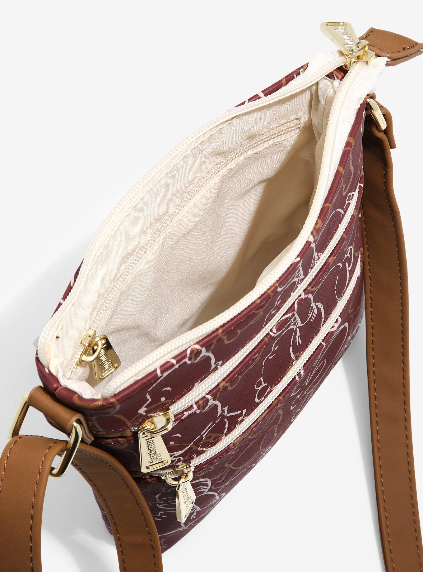 Loungefly Disney Winnie the Pooh Line Art Crossbody Bag - BoxLunch Exclusive, , alternate