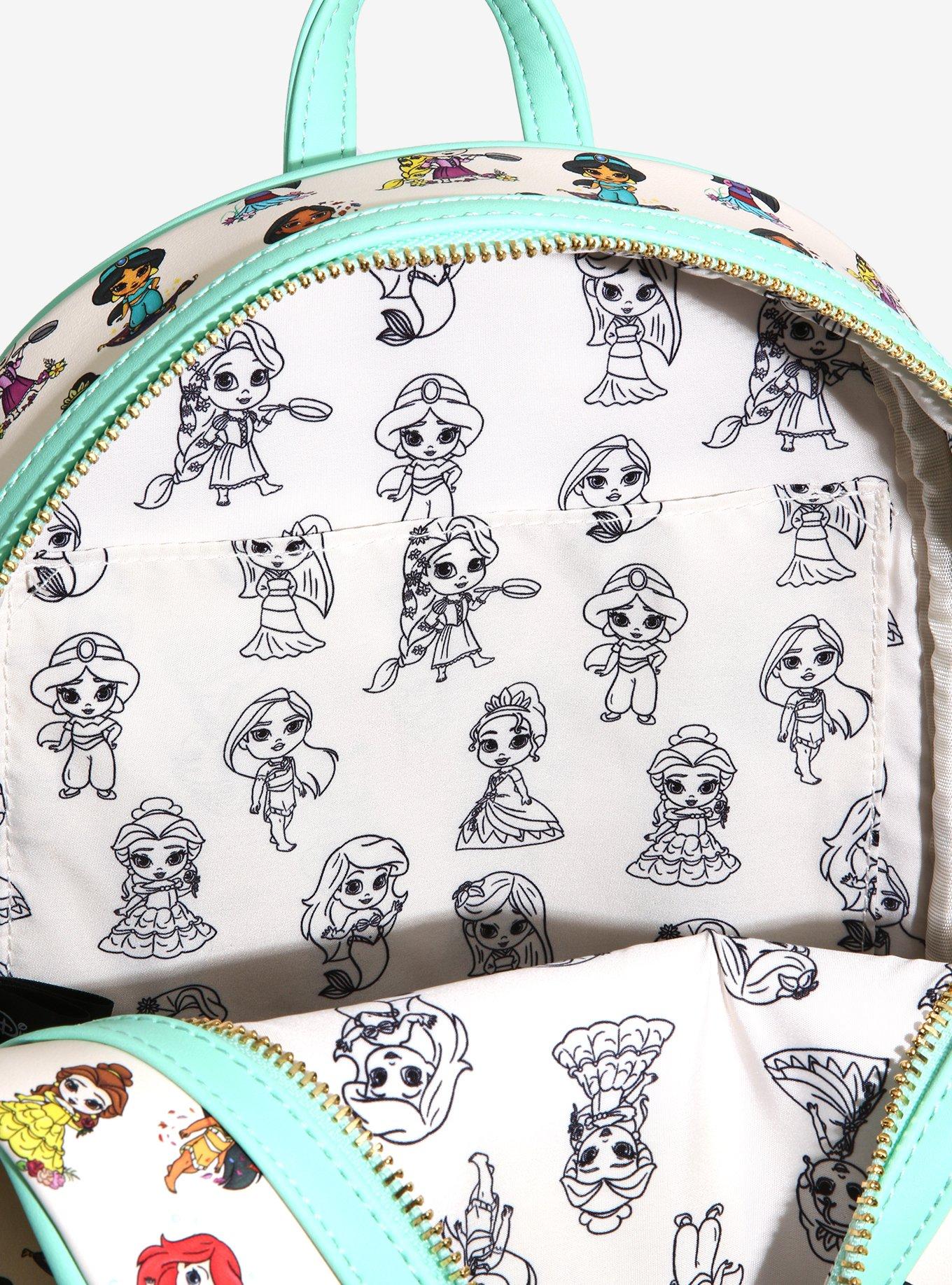 Loungefly Disney Princess Young Mini Backpack - BoxLunch Exclusive, , alternate