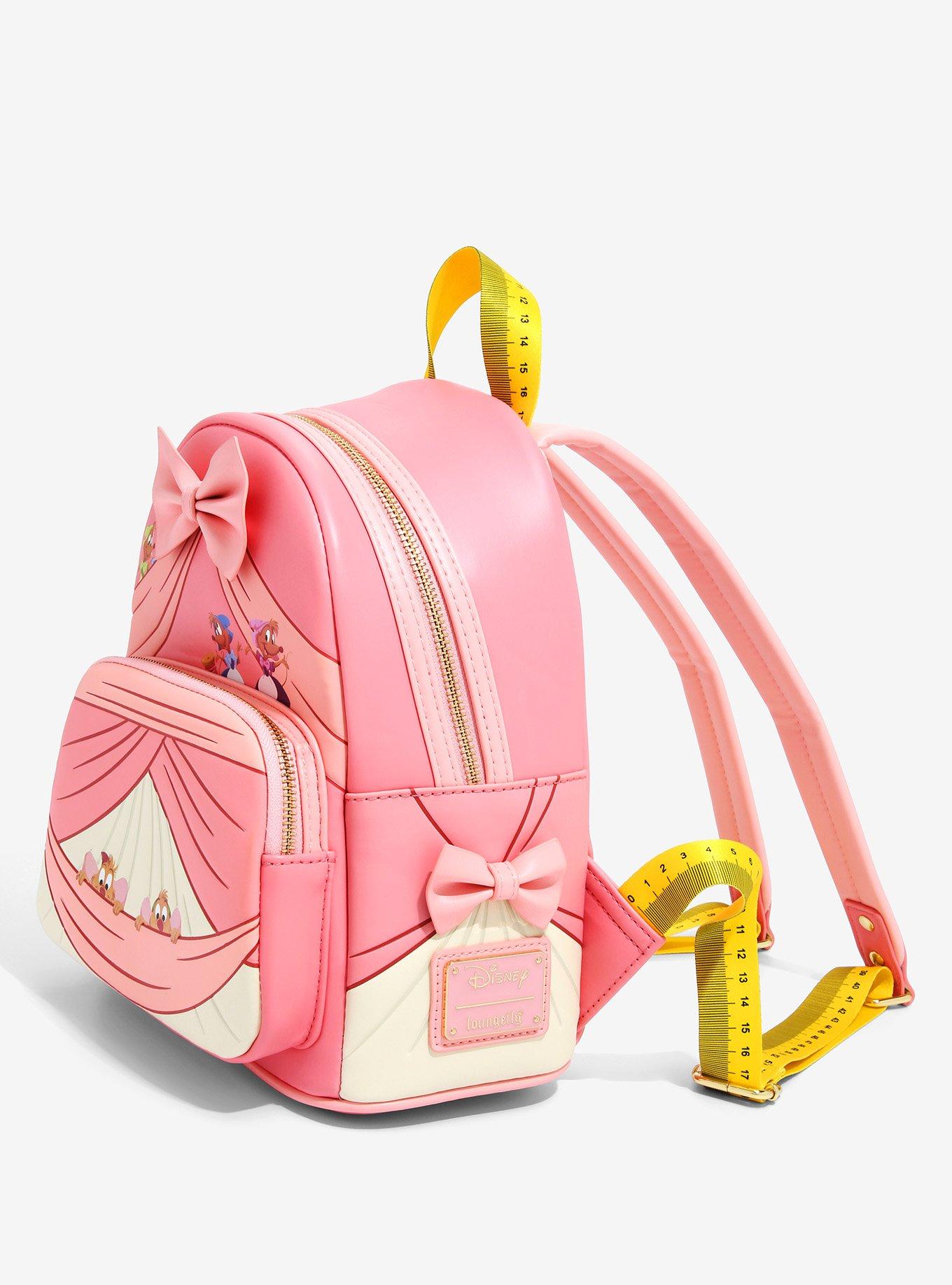 Loungefly Disney Cinderella Pink Dress Peek-a-Boo Mini Backpack, , alternate