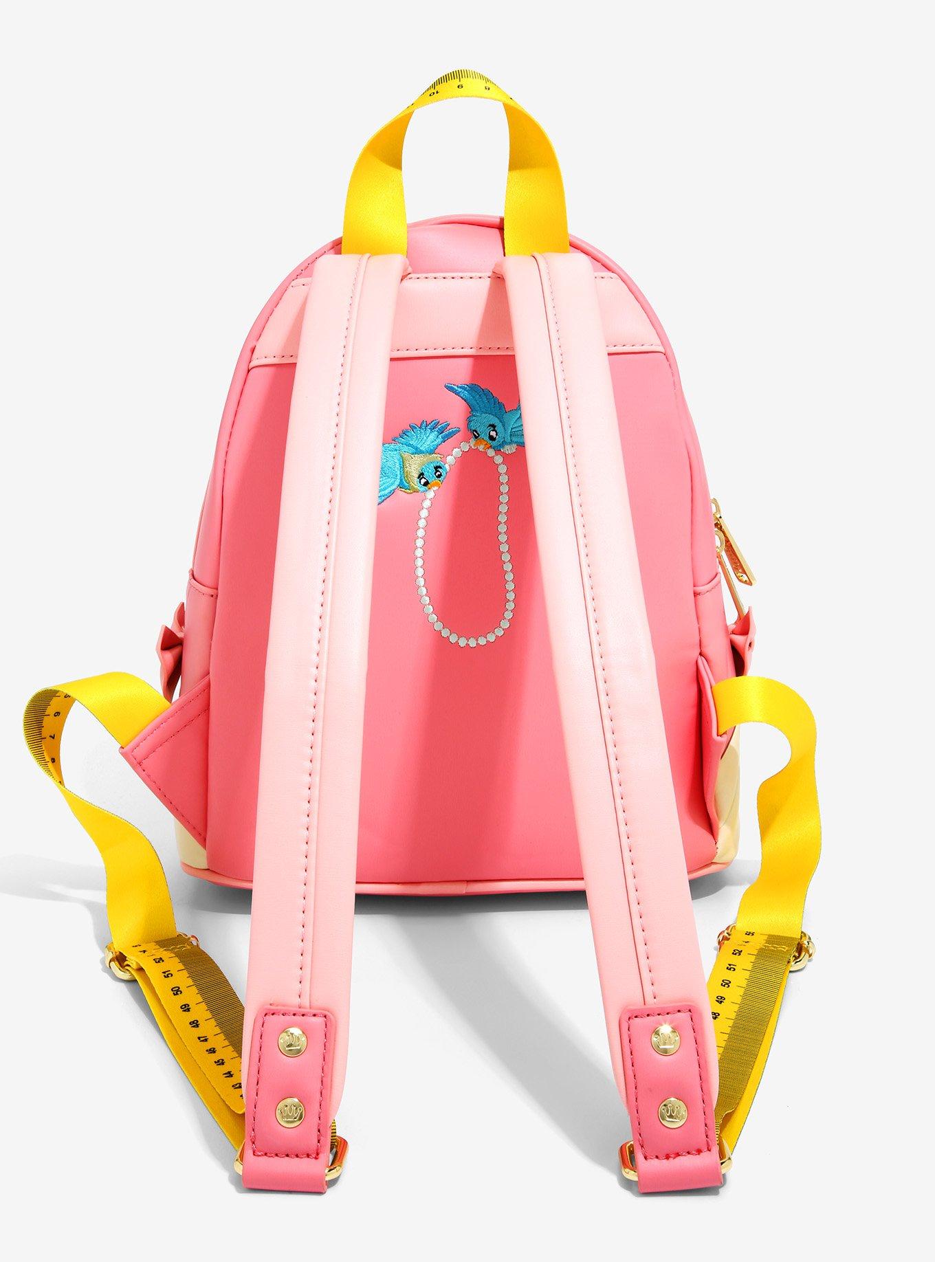 Loungefly Disney Cinderella Pink Dress Peek-a-Boo Mini Backpack, , alternate
