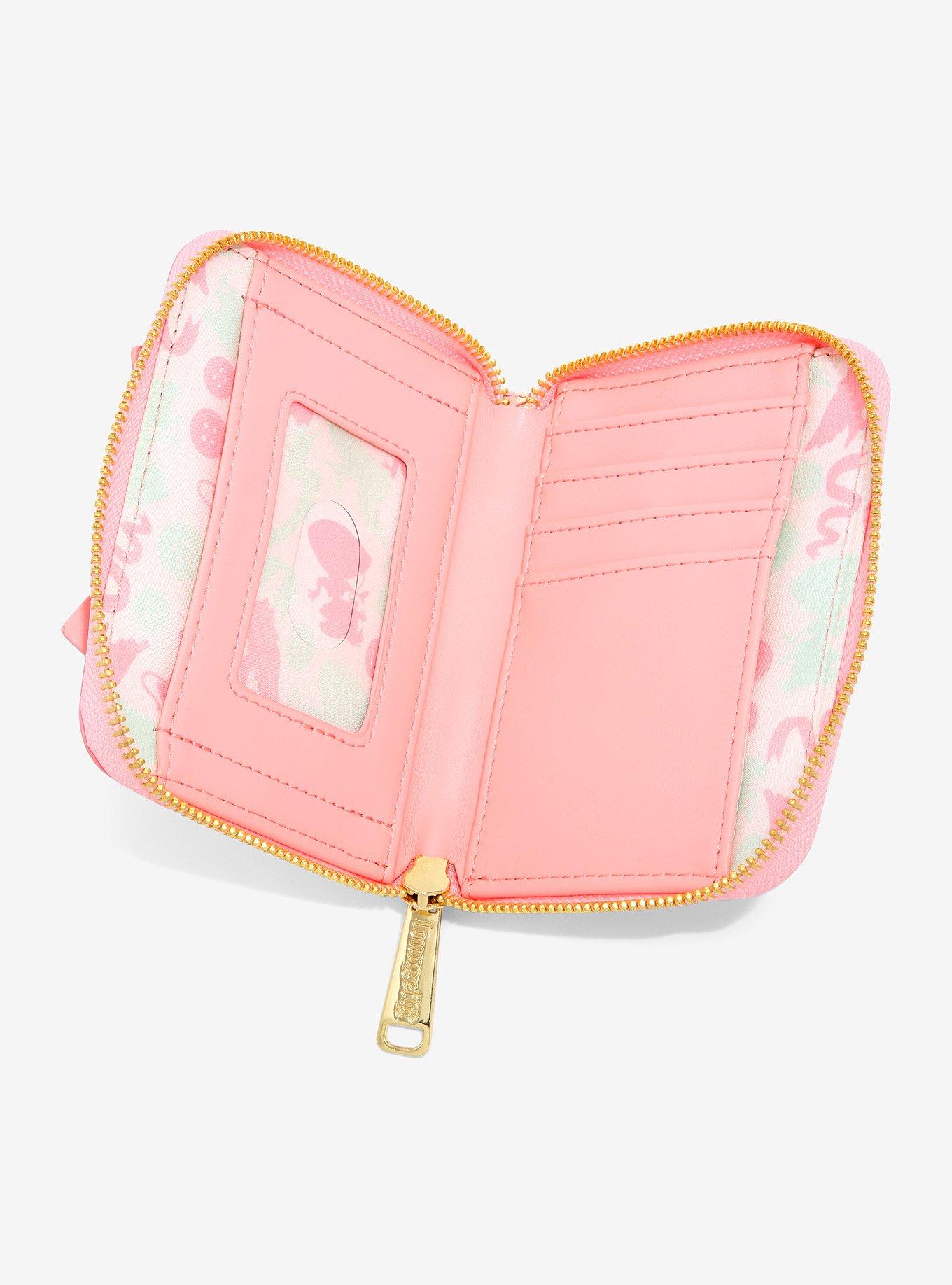 Loungefly Disney Cinderella Pink Dress Dancing Small Zip Wallet, , alternate