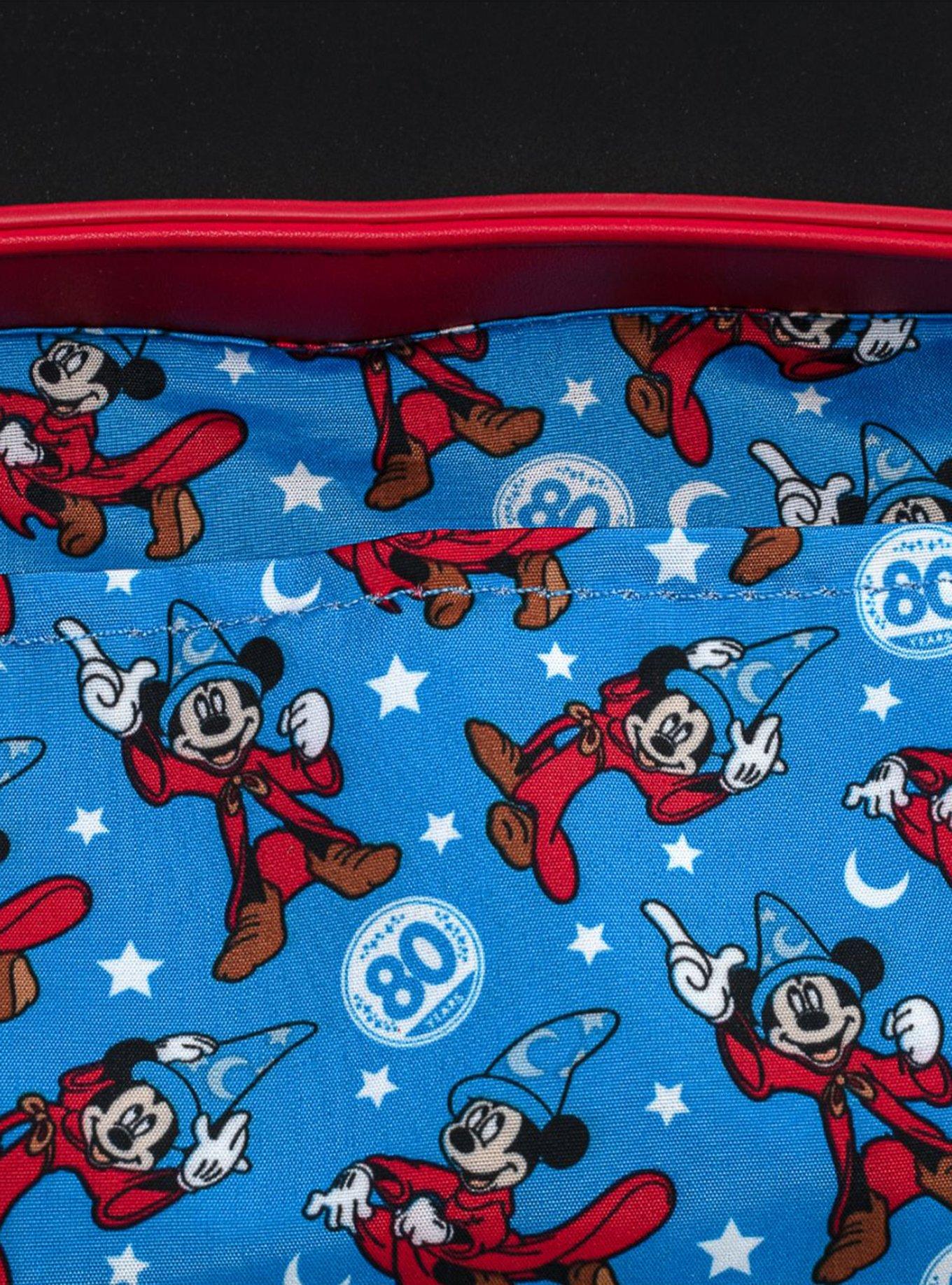 Loungefly Disney Fantasia Sorcerer Mickey Crossbody Purse, , alternate