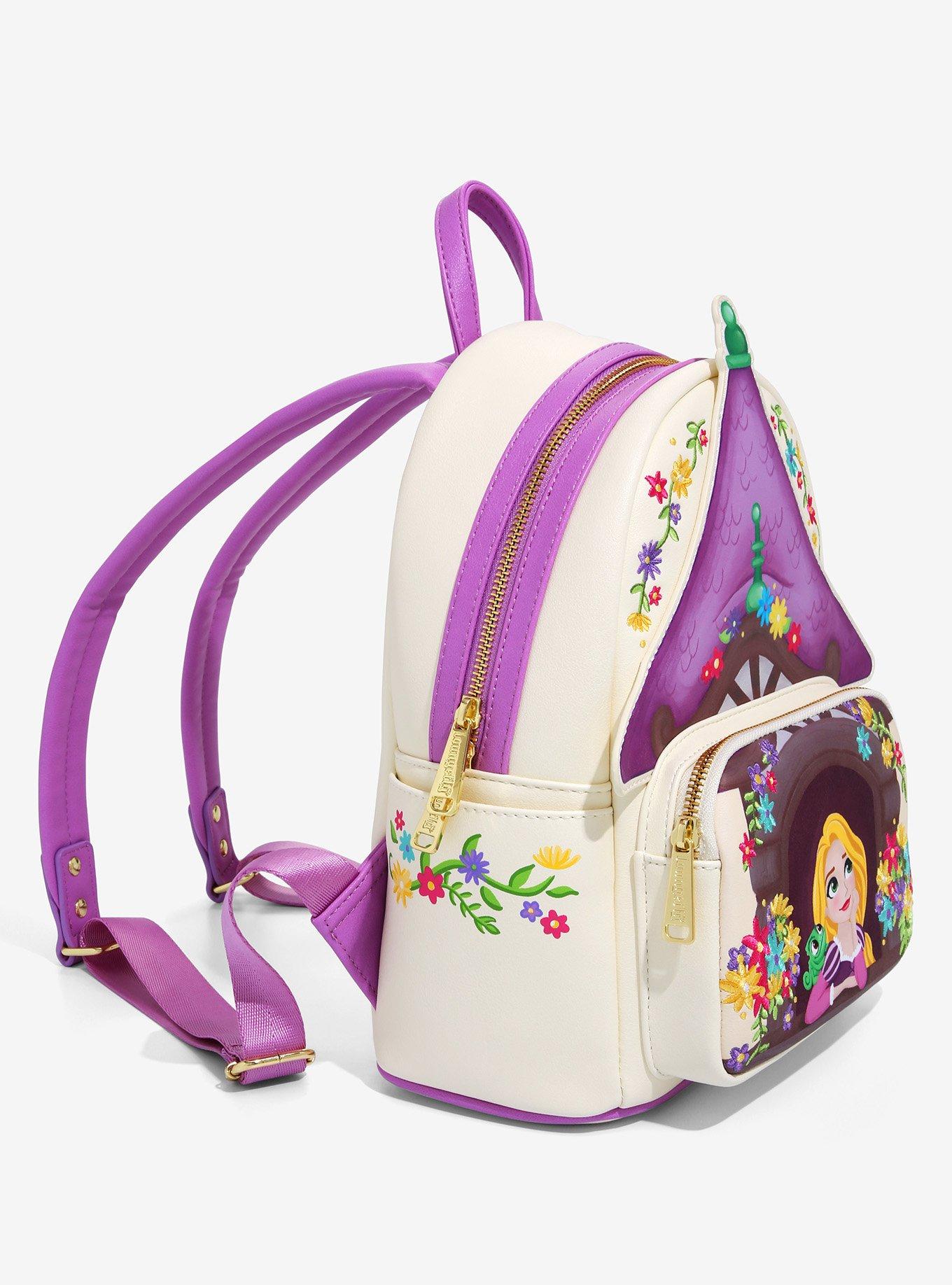 Loungefly Disney Tangled Tower Scene Mini Backpack, , alternate