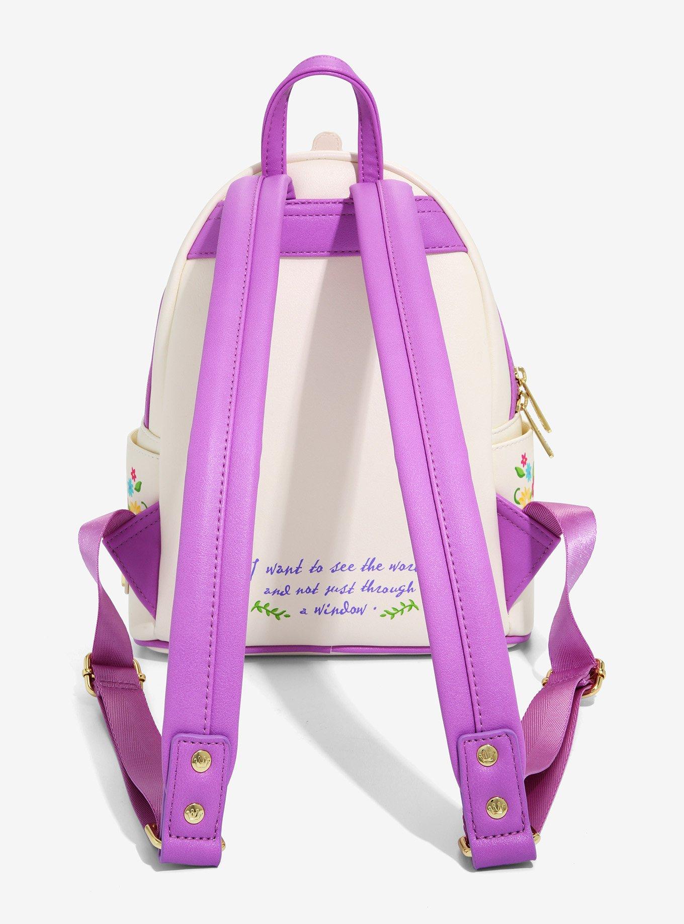 Loungefly Disney Tangled Tower Scene Mini Backpack, , alternate