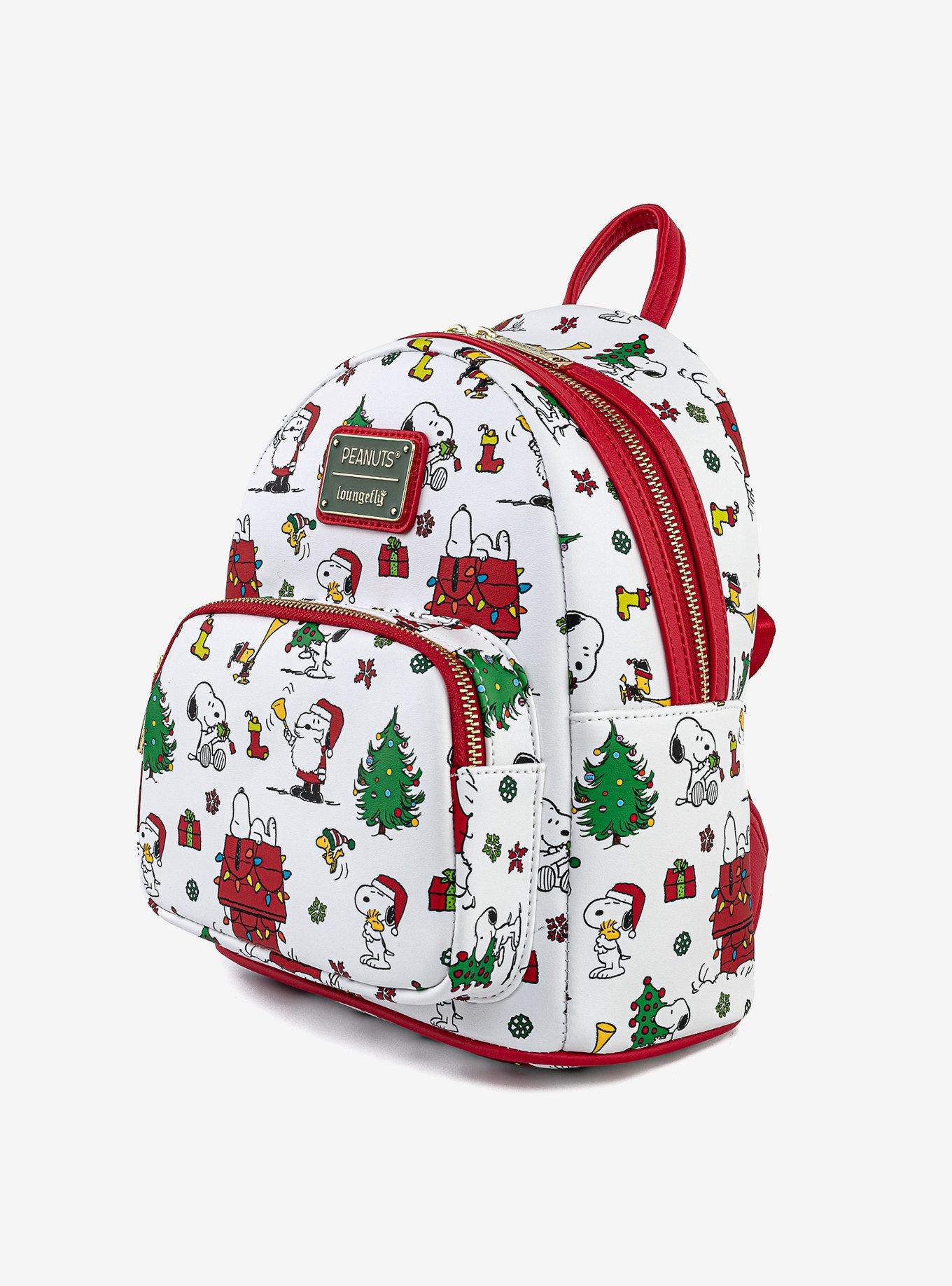 Loungefly Peanuts Snoopy & Woodstock Holiday Mini Backpack | BoxLunch