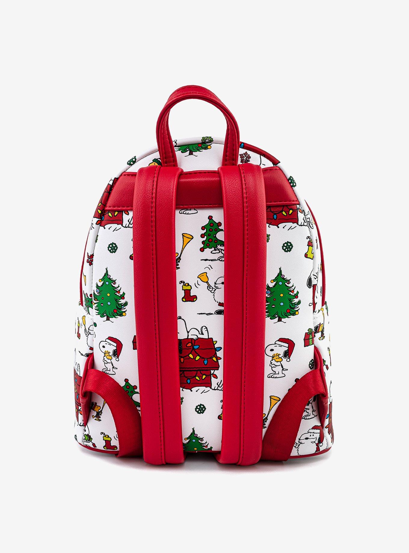 Loungefly Peanuts Snoopy & Woodstock Holiday Mini Backpack, , alternate