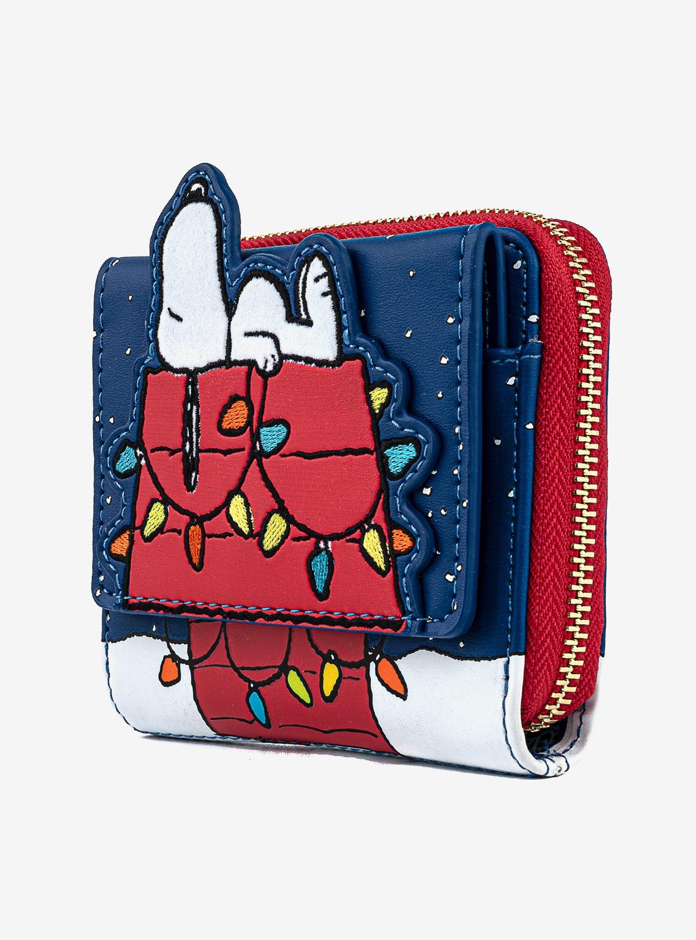 Loungefly Peanuts Snoopy on Doghouse Small Zip Wallet, , alternate