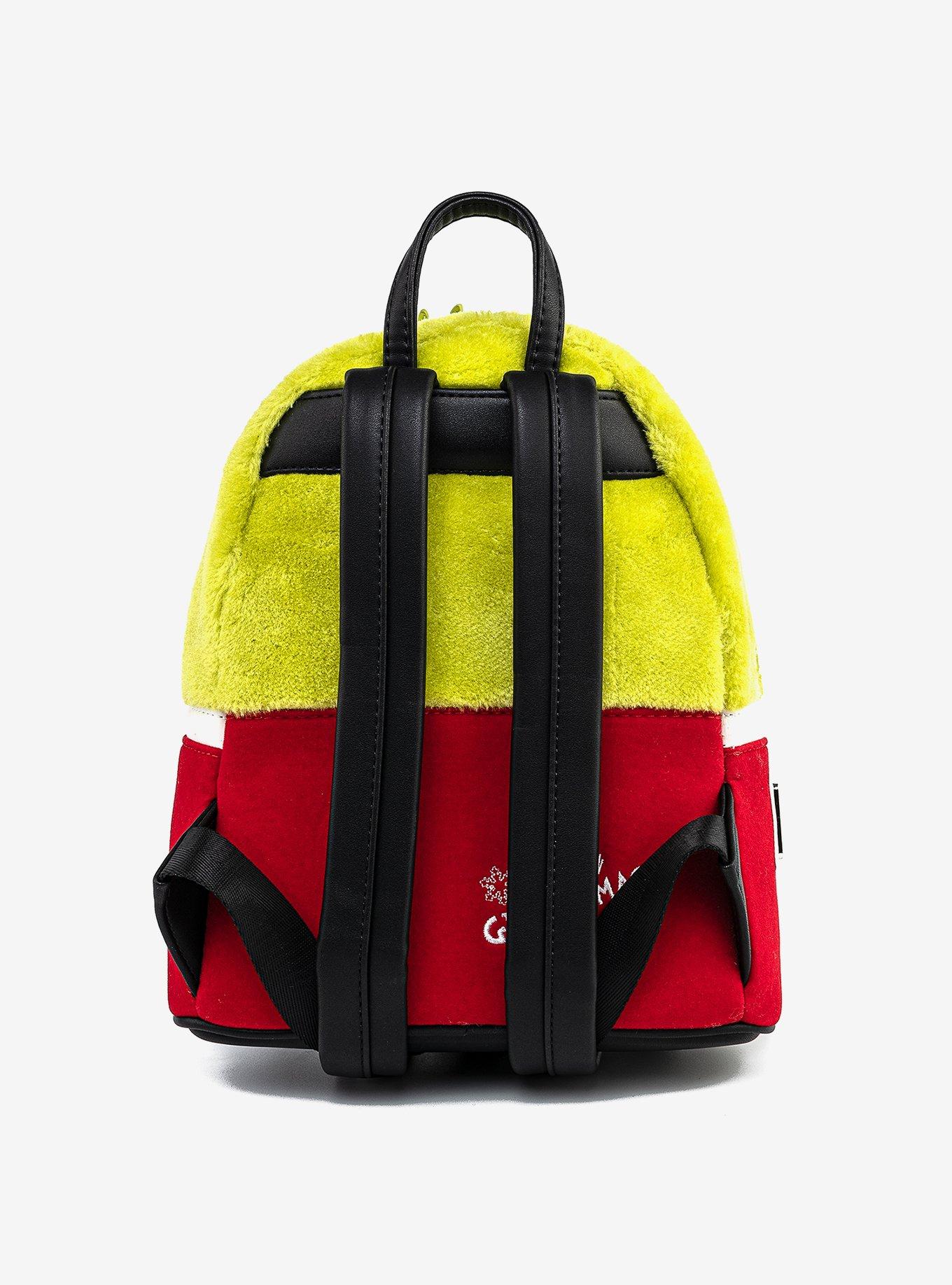 Loungefly Dr. Seuss How the Grinch Stole Christmas Grinch & Max Figural Mini Backpack, , alternate