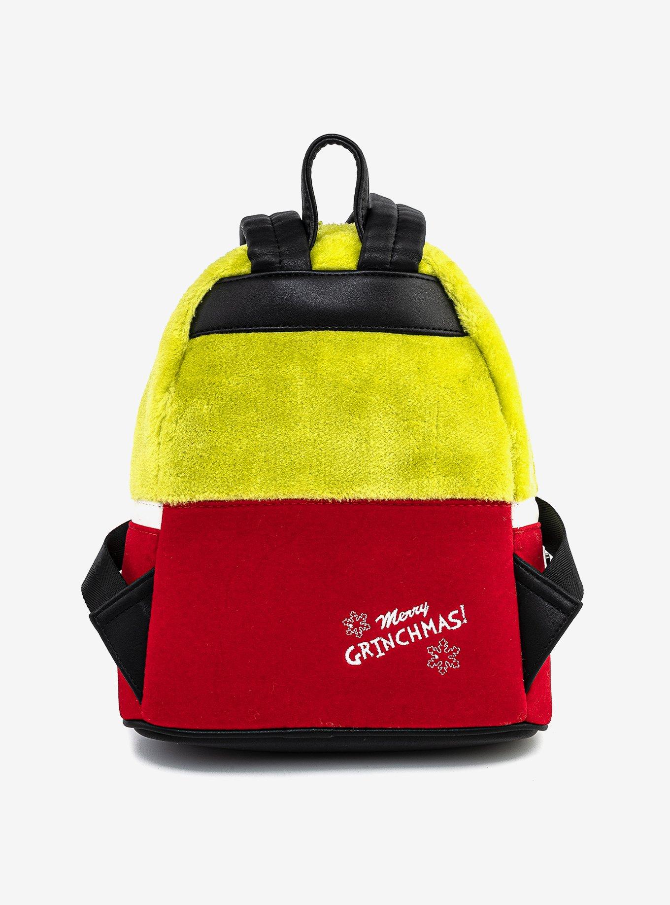 Loungefly Dr. Seuss How the Grinch Stole Christmas Grinch & Max Figural Mini Backpack, , alternate