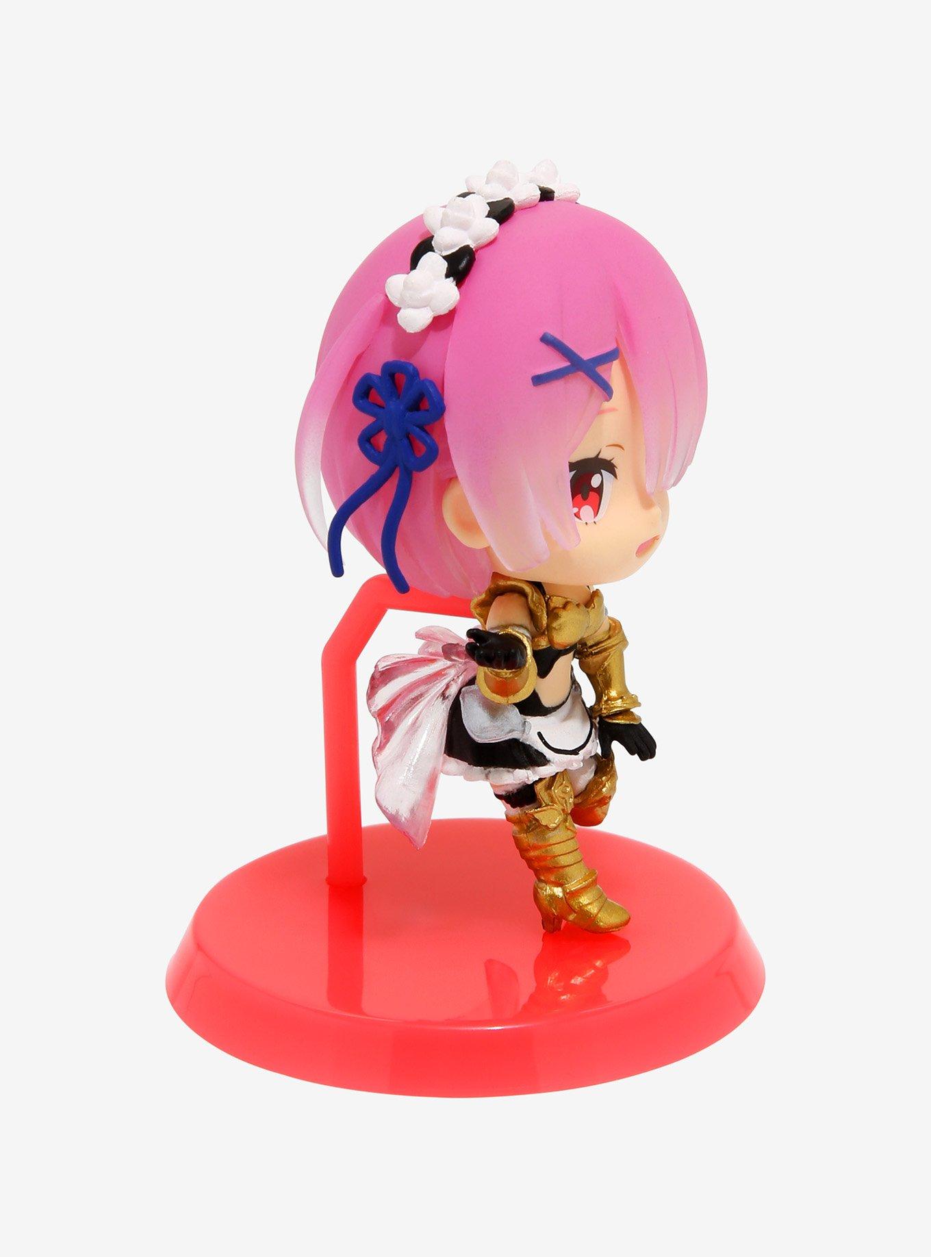 Banpresto Re:Zero Starting Life In Another World Chibi Kyun-Chara Vol.3 Ram (Ver.A) Mini Figure, , alternate