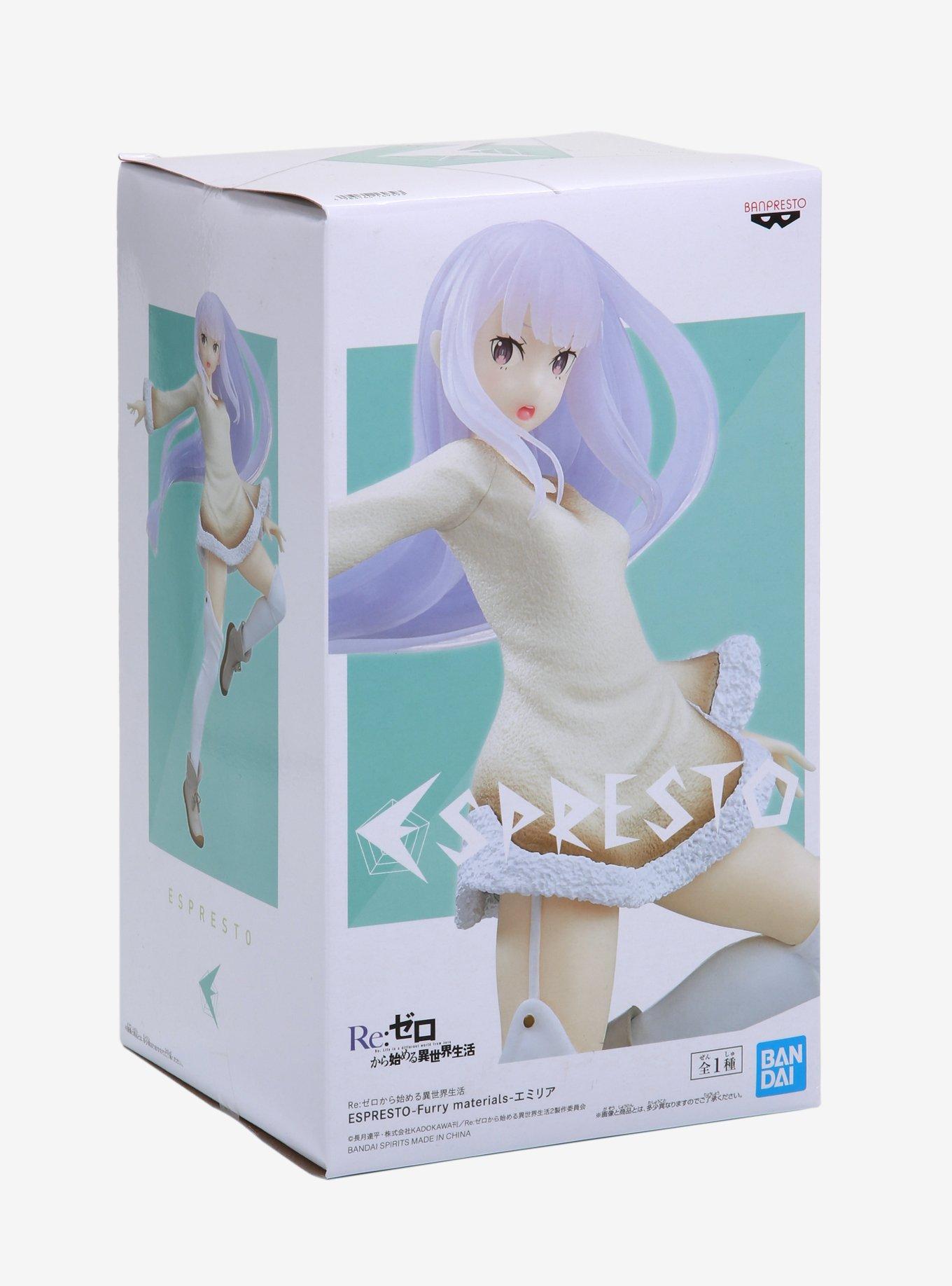 Banpresto Re:Zero Starting Life in Another World Espresto Fluffy Materials Emilia Figure, , alternate