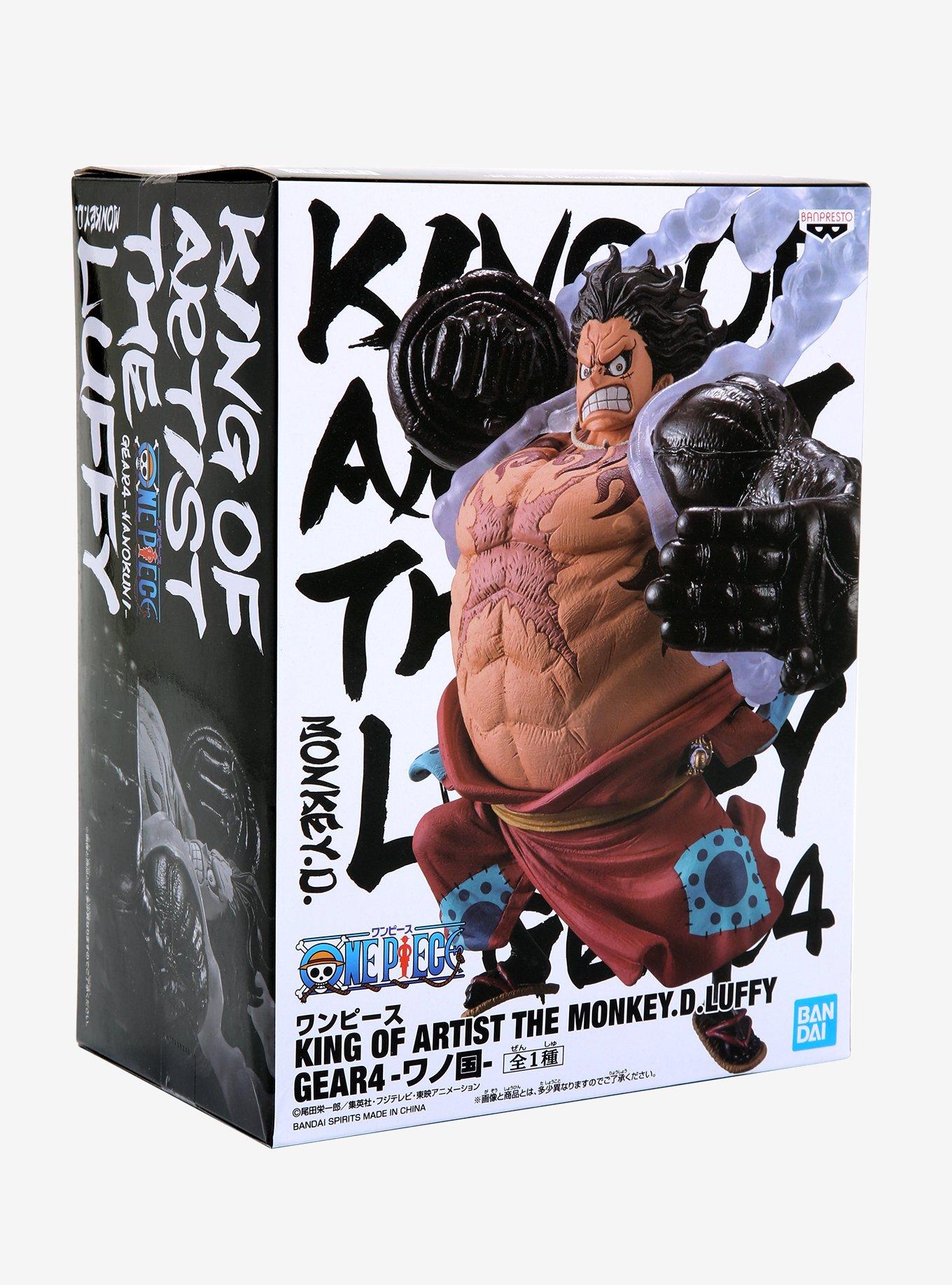 MONKEY D. LUFFY ONE PIECE GEAR 4 WANO KING OF ARTIST BANPRESTO 100%  ORIGINAL SEM CAIXA - ICHIBAN ACTION FIGURES