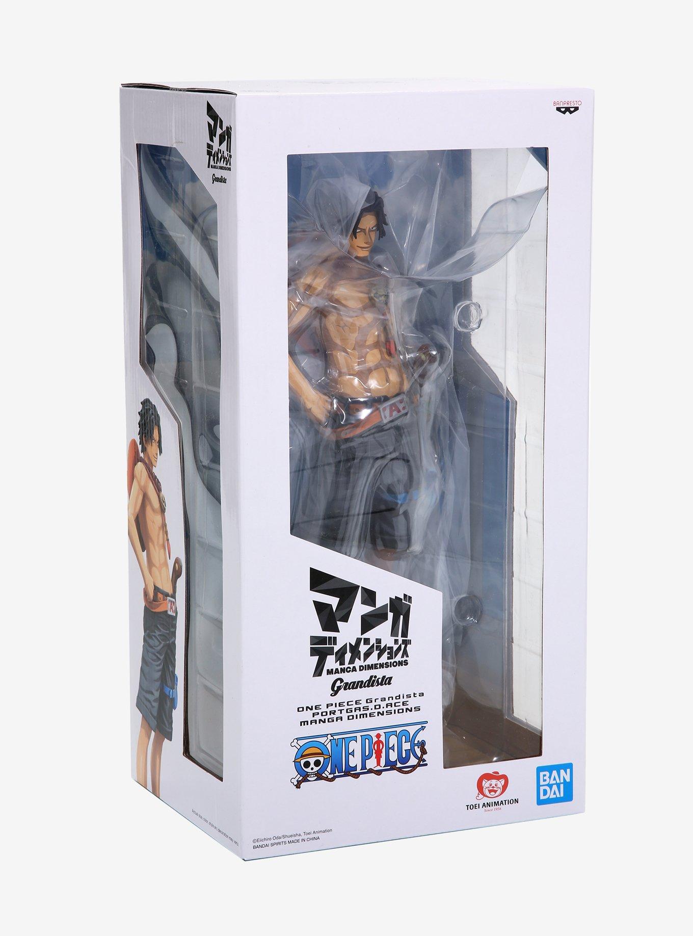 Banpresto One Piece Grandista Manga Dimensions Portgas D. Ace Figure, , alternate