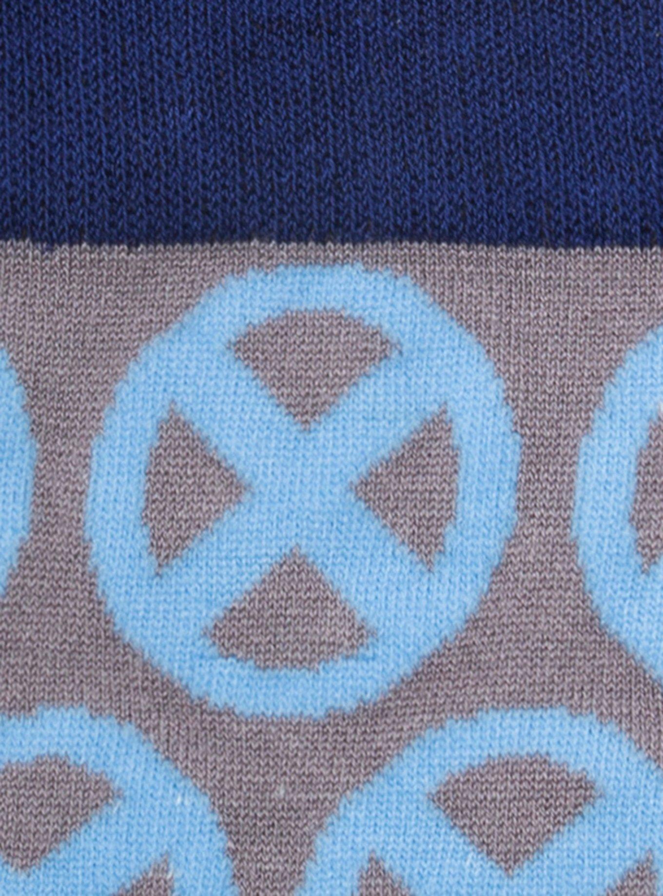 Marvel X-Men Symbol Gray Socks, , alternate