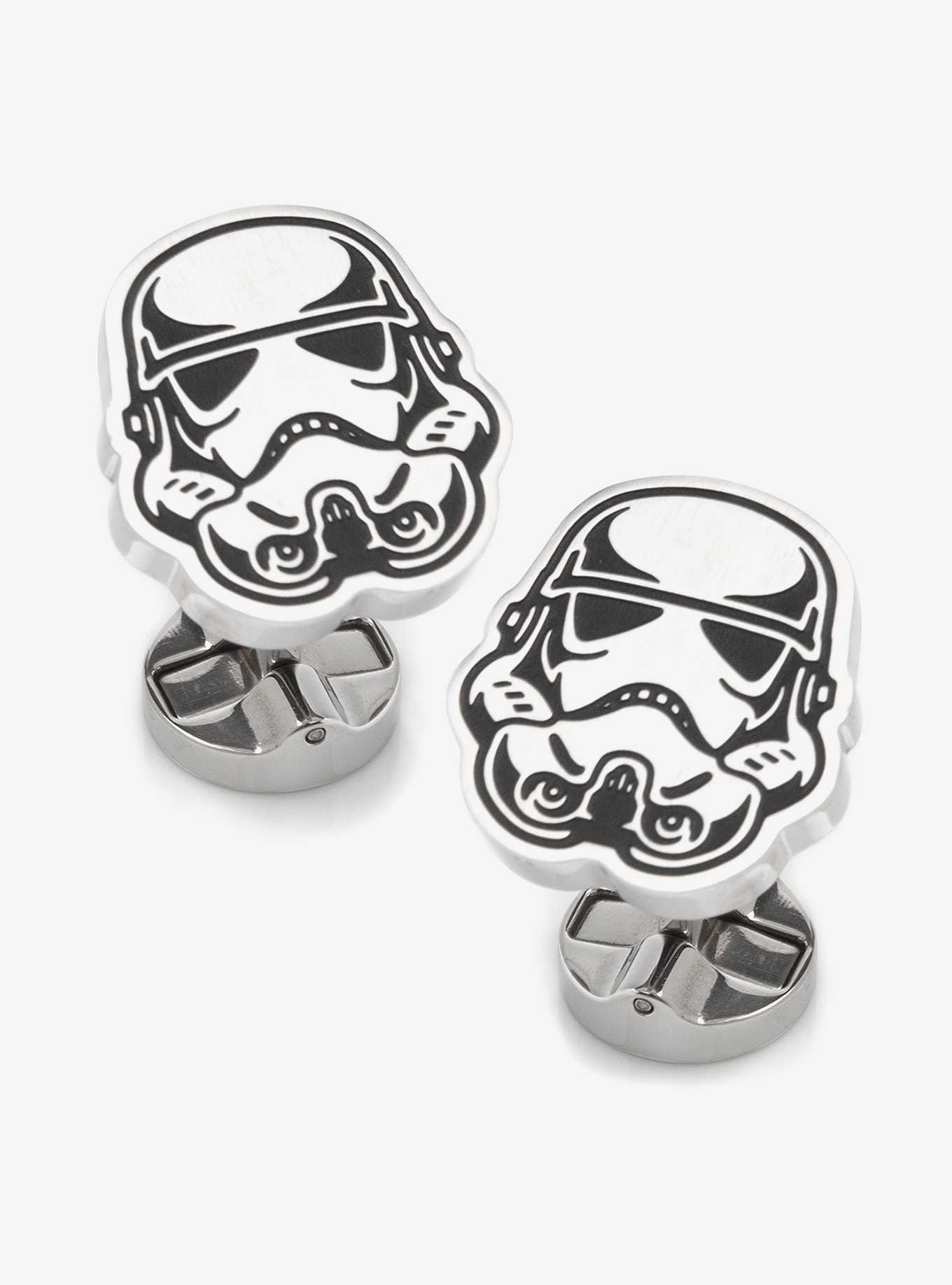 Star Wars Stormtrooper Stainless Steel Cufflinks, , hi-res
