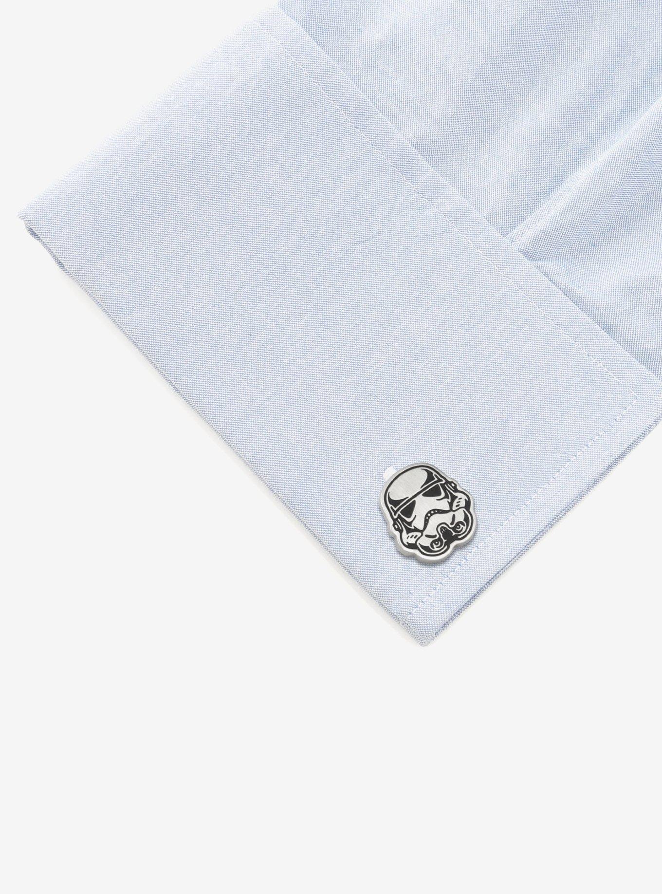 Star Wars Stormtrooper Stainless Steel Cufflinks, , alternate