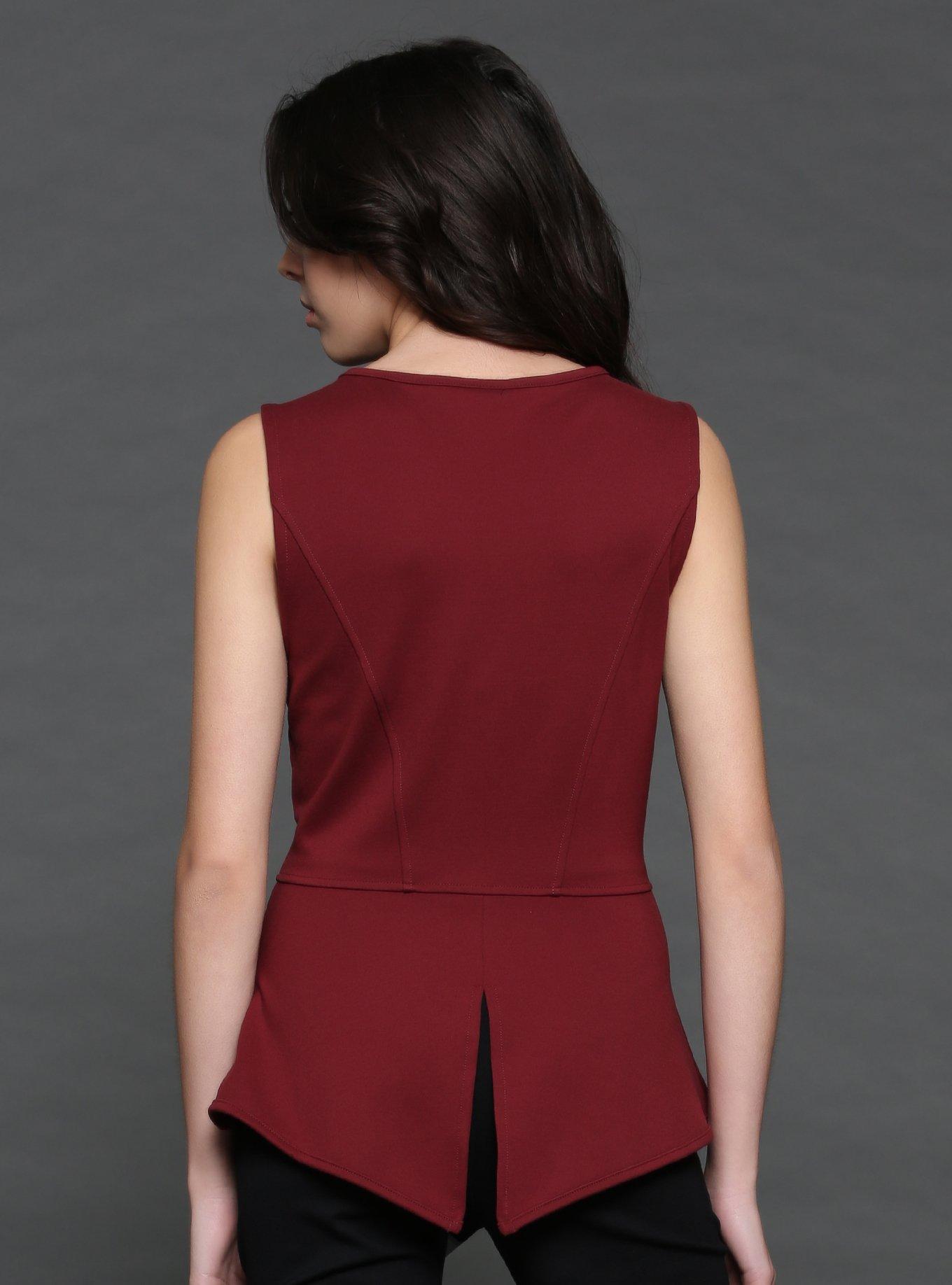 Her Universe Marvel WandaVision Wanda Peplum Top, MULTI, alternate