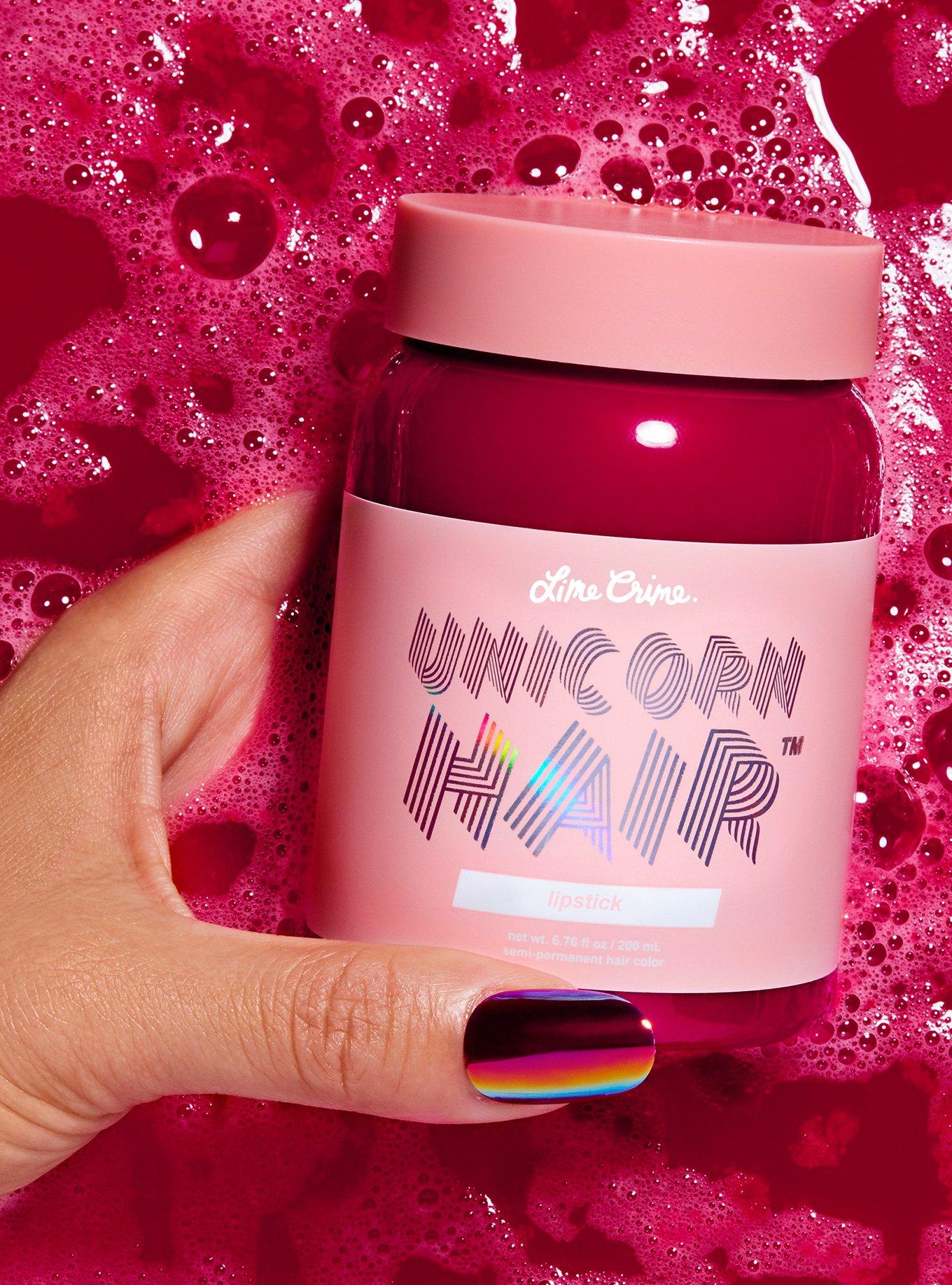 Lime Crime Unicorn Hair Lipstick Semi-Permanent Hair Dye, , alternate