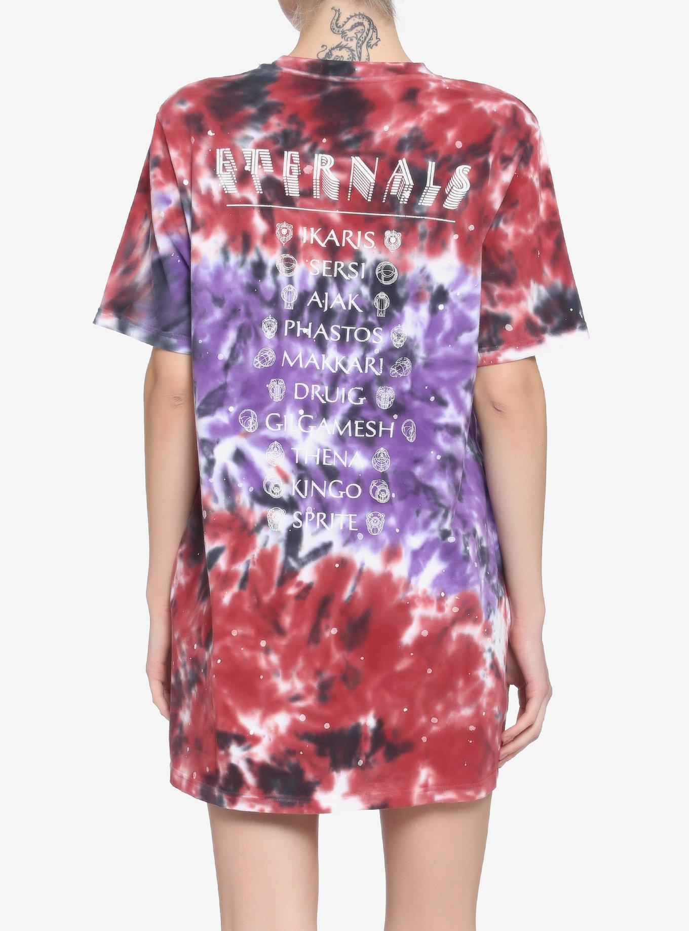 Her Universe Marvel Eternals Cosmic Tie-Dye T-Shirt Dress, , hi-res