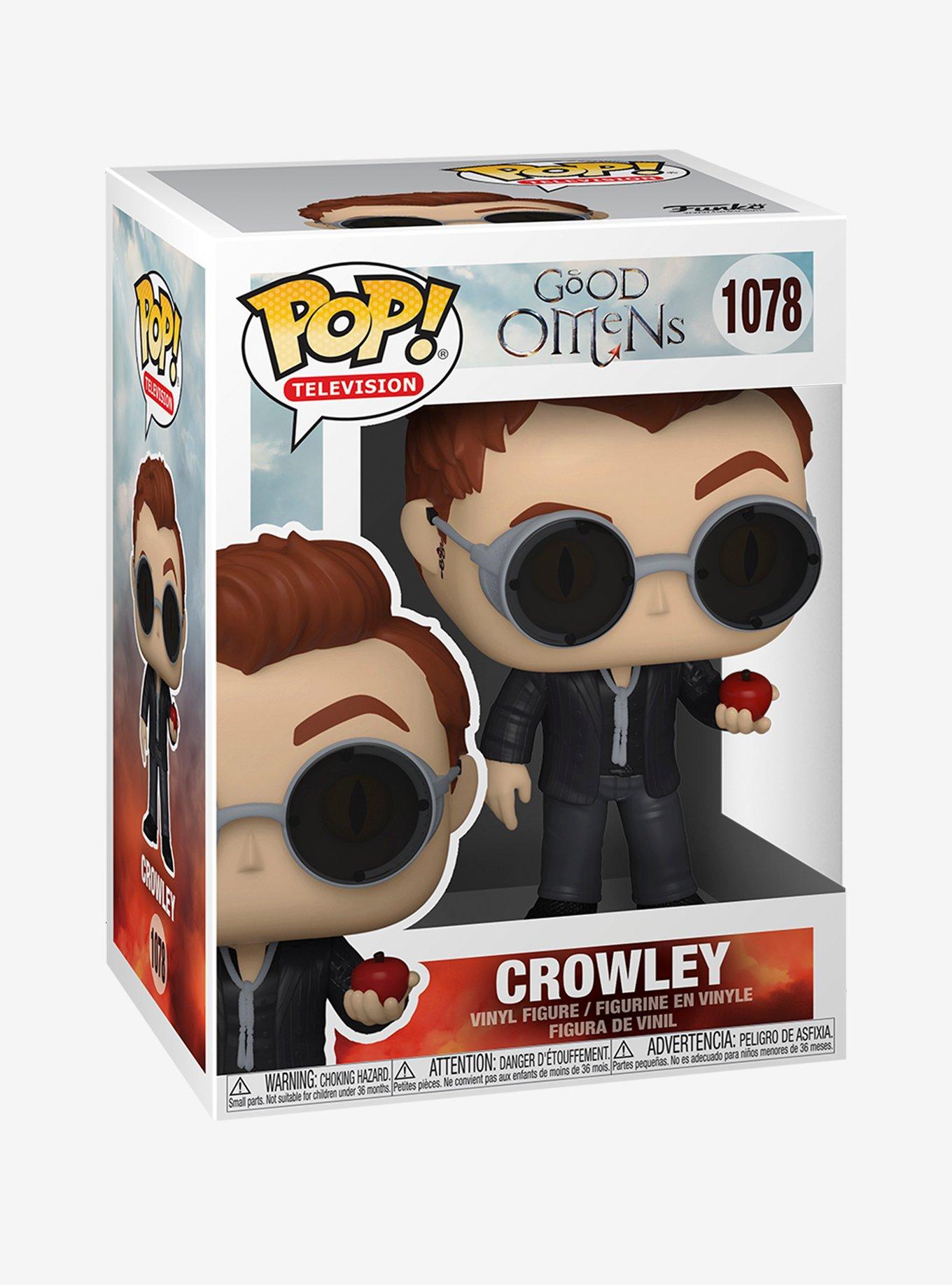 Funko Pop! Television Good Omens Crowley with Apple Vinyl Figure, , alternate