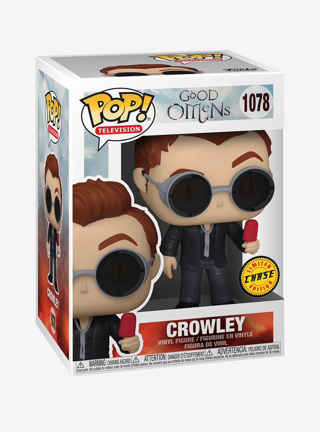 Funko Pop! Television Good Omens Crowley with Apple Vinyl Figure, , alternate