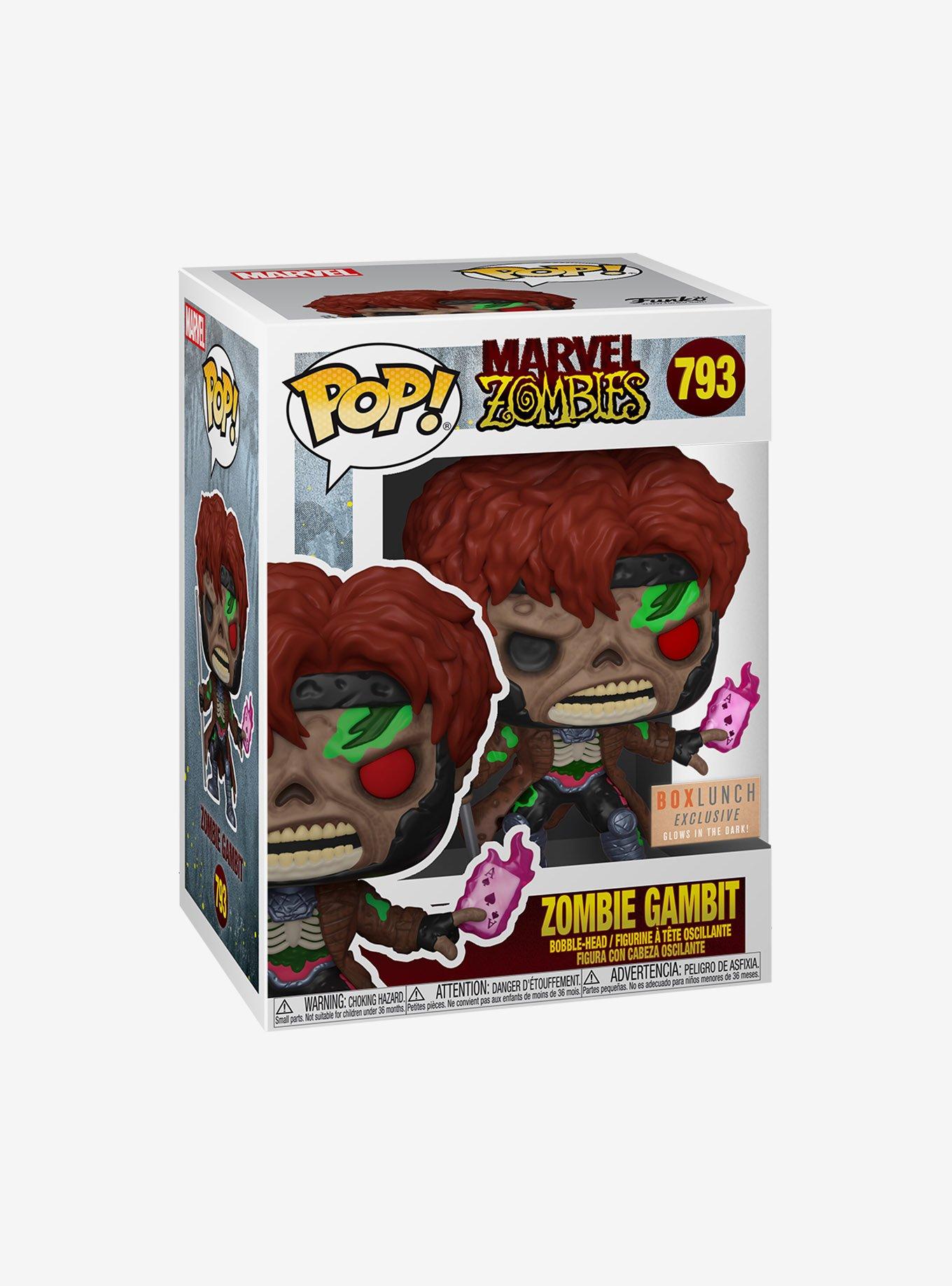Funko Pop! Marvel Zombies Gambit Glow-in-the-Dark Vinyl Bobble-Head - BoxLunch Exclusive, , alternate