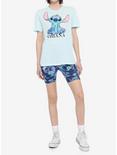 Disney Lilo & Stitch Ohana Girls T-Shirt & Biker Shorts Set, BLUE, alternate