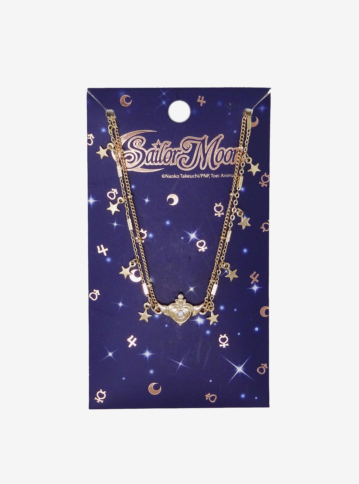 Sailor Moon Crisis Compact & Stars Layered Necklace, , alternate