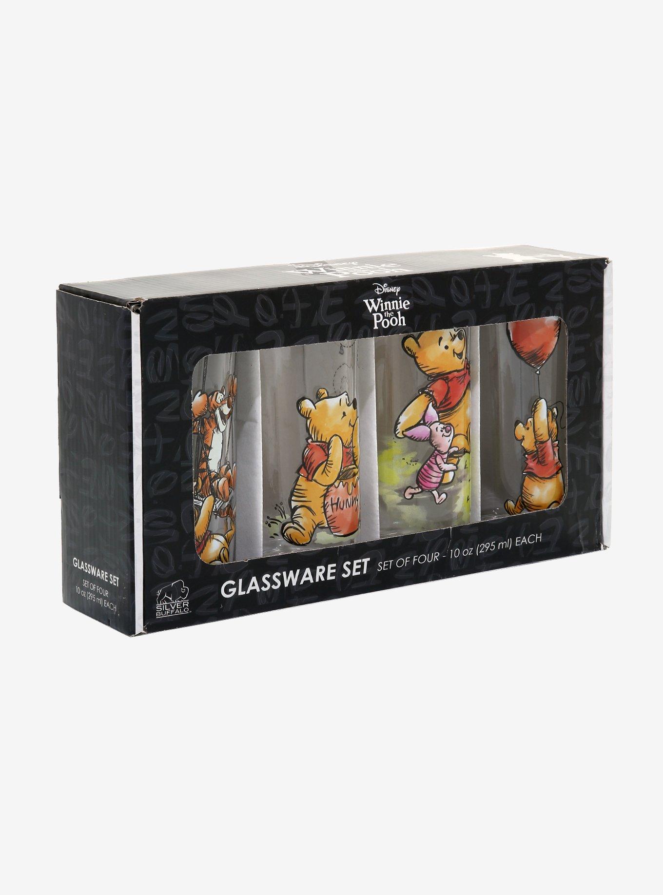 Disney Winnie The Pooh Sketch Glass Set, , alternate