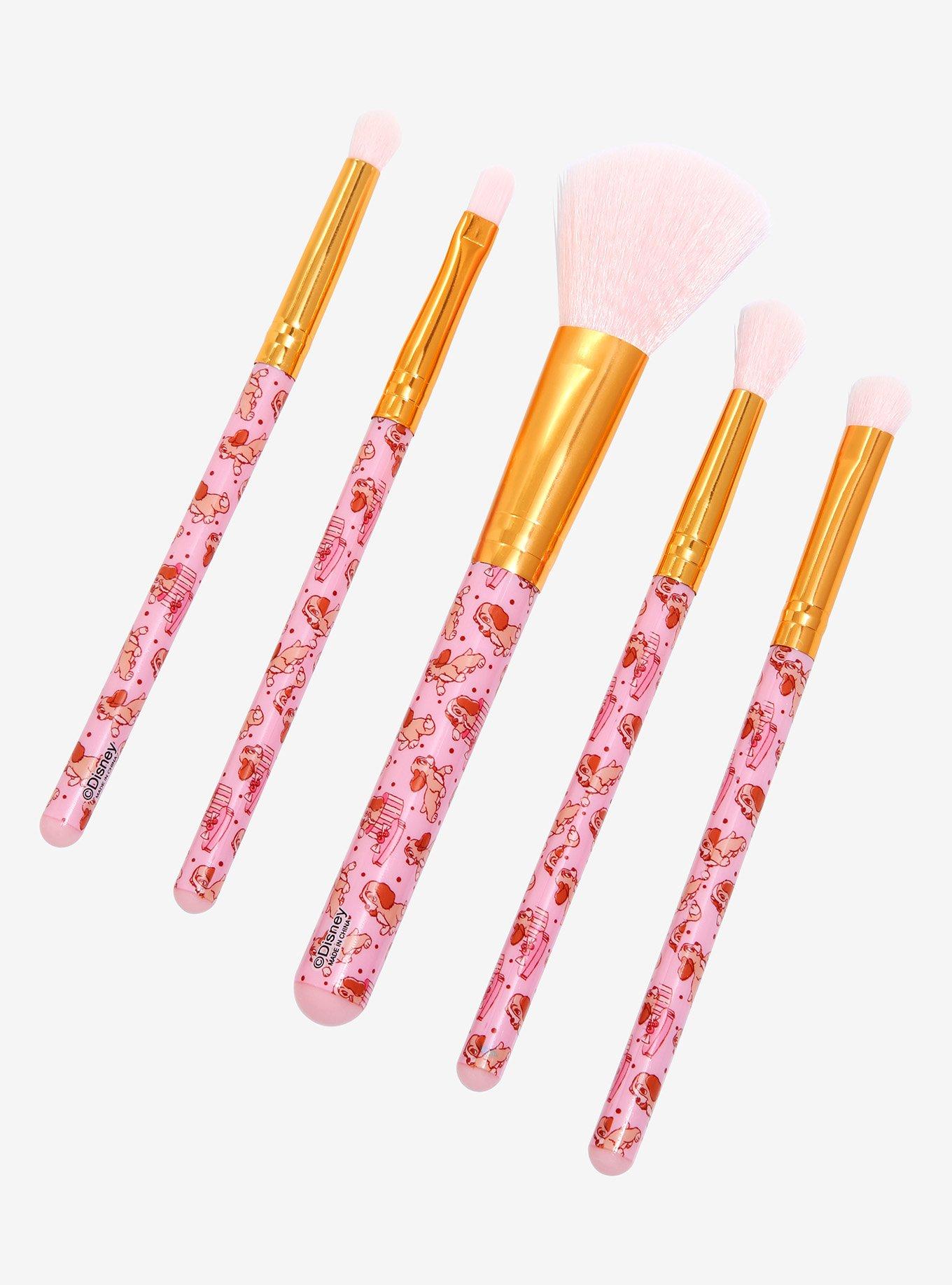 Loungefly Disney Lady and the Tramp Makeup Brush Set - BoxLunch Exclusive, , alternate