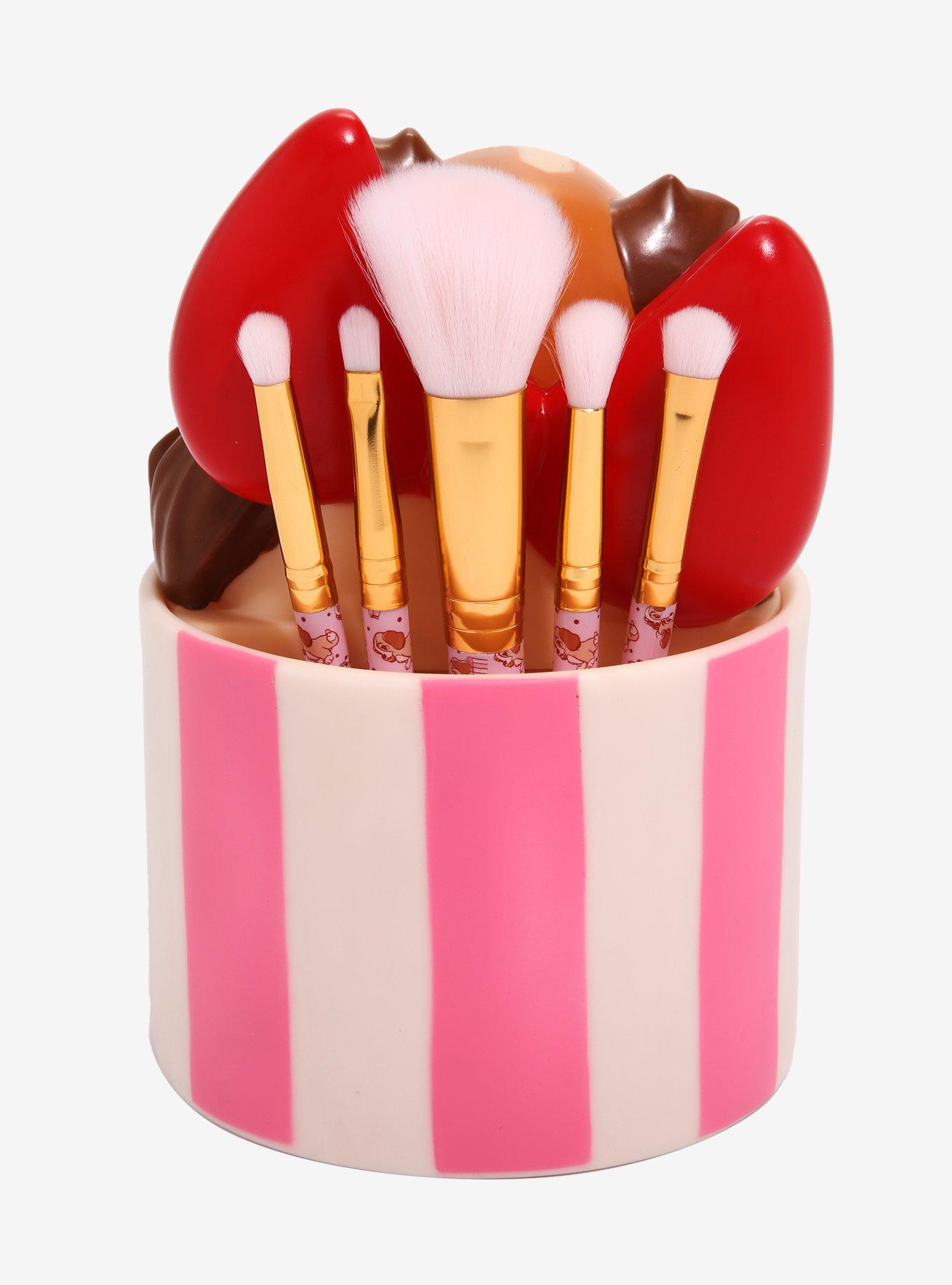 Loungefly Disney Lady and the Tramp Makeup Brush Set - BoxLunch Exclusive, , alternate