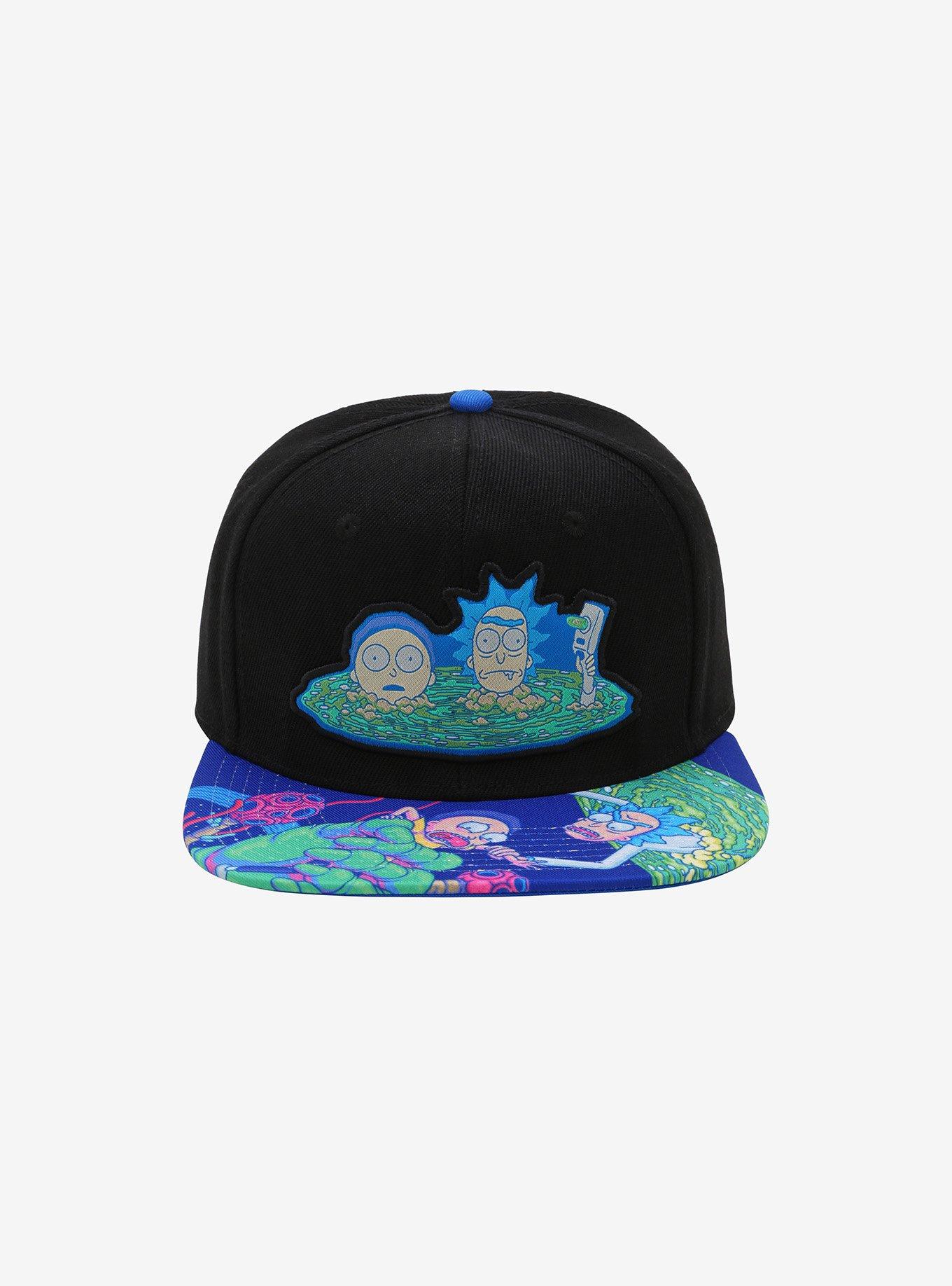 Rick And Morty Portal Snapback Hat, , alternate