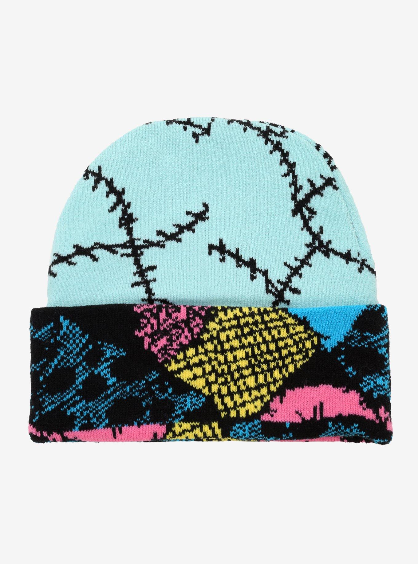 The Nightmare Before Christmas Sally Reversible Beanie, , alternate