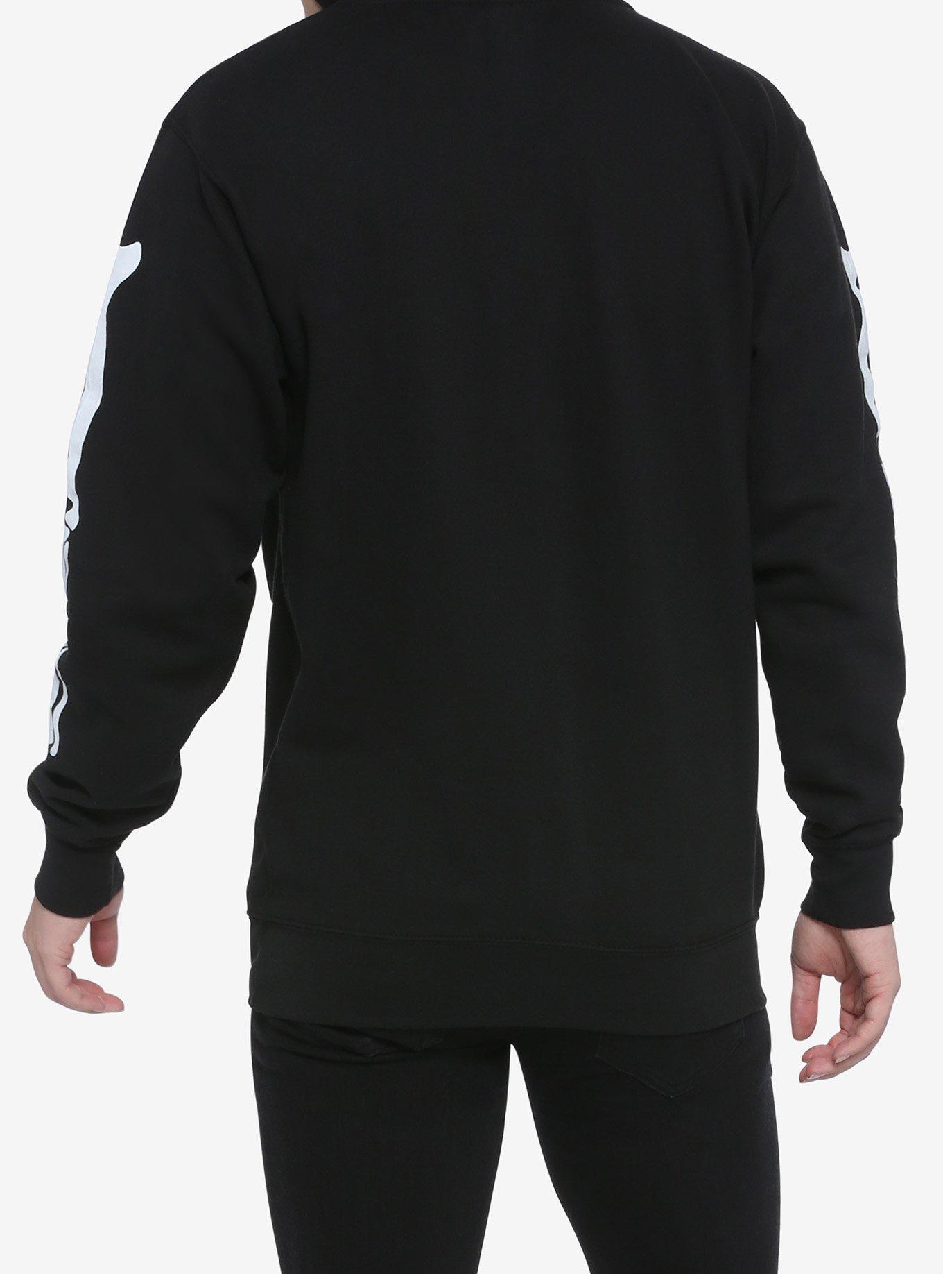 Skeleton Hoodie, BLACK, alternate