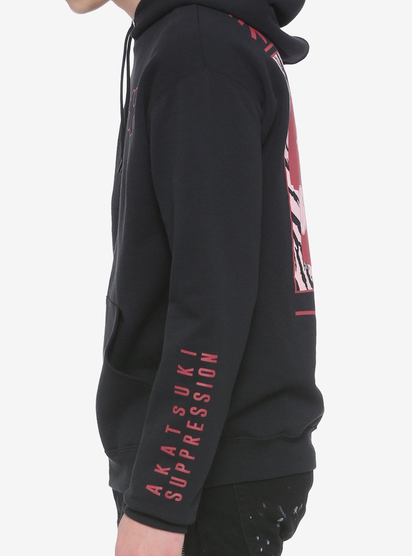 Naruto Shippuden Akatsuki Zombie Combo Hoodie, RED, alternate