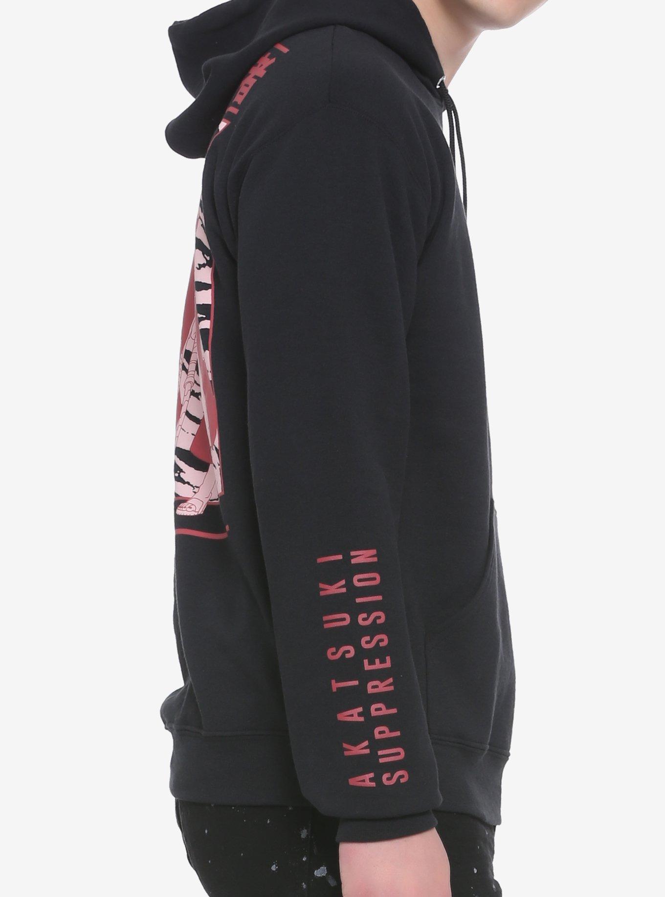 Naruto Shippuden Akatsuki Zombie Combo Hoodie, RED, alternate