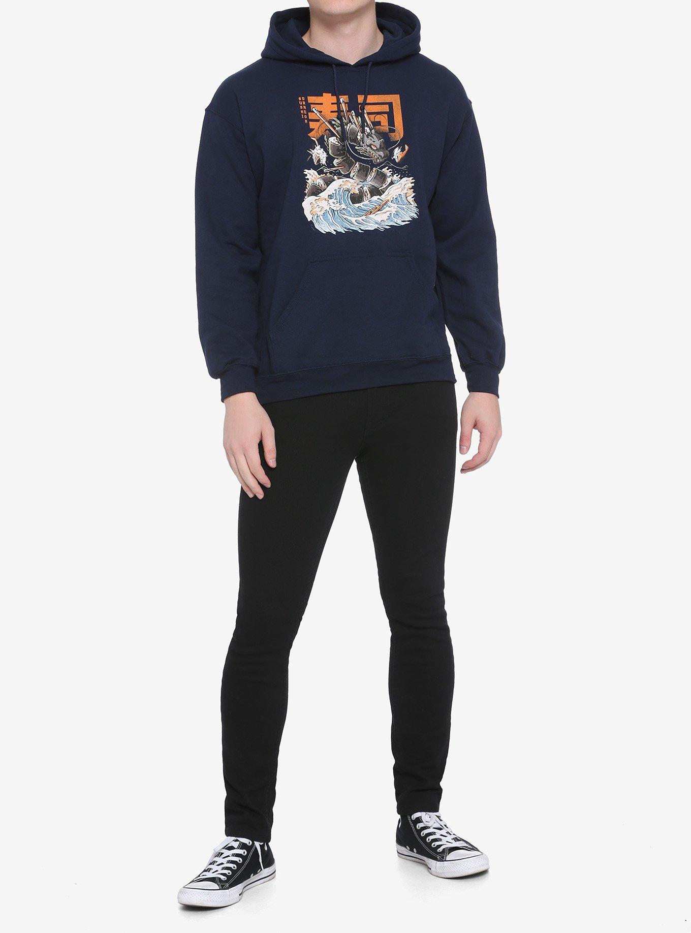 Great Sushi Dragon Hoodie By Vincent Trinidad, MULTI, alternate