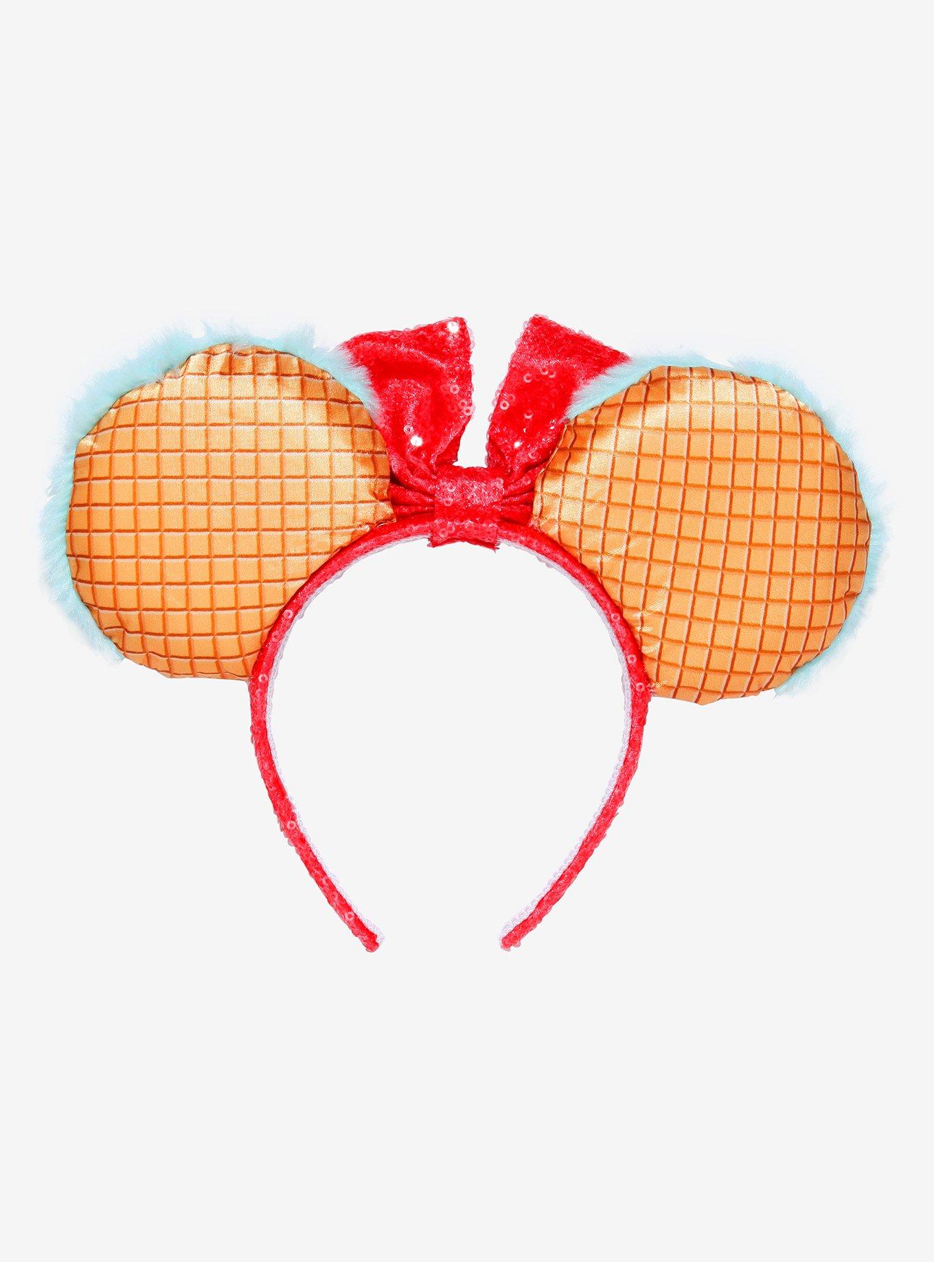 Disney Minnie Mouse Ice Cream Cone Ear Headband - BoxLunch Exclusive, , alternate
